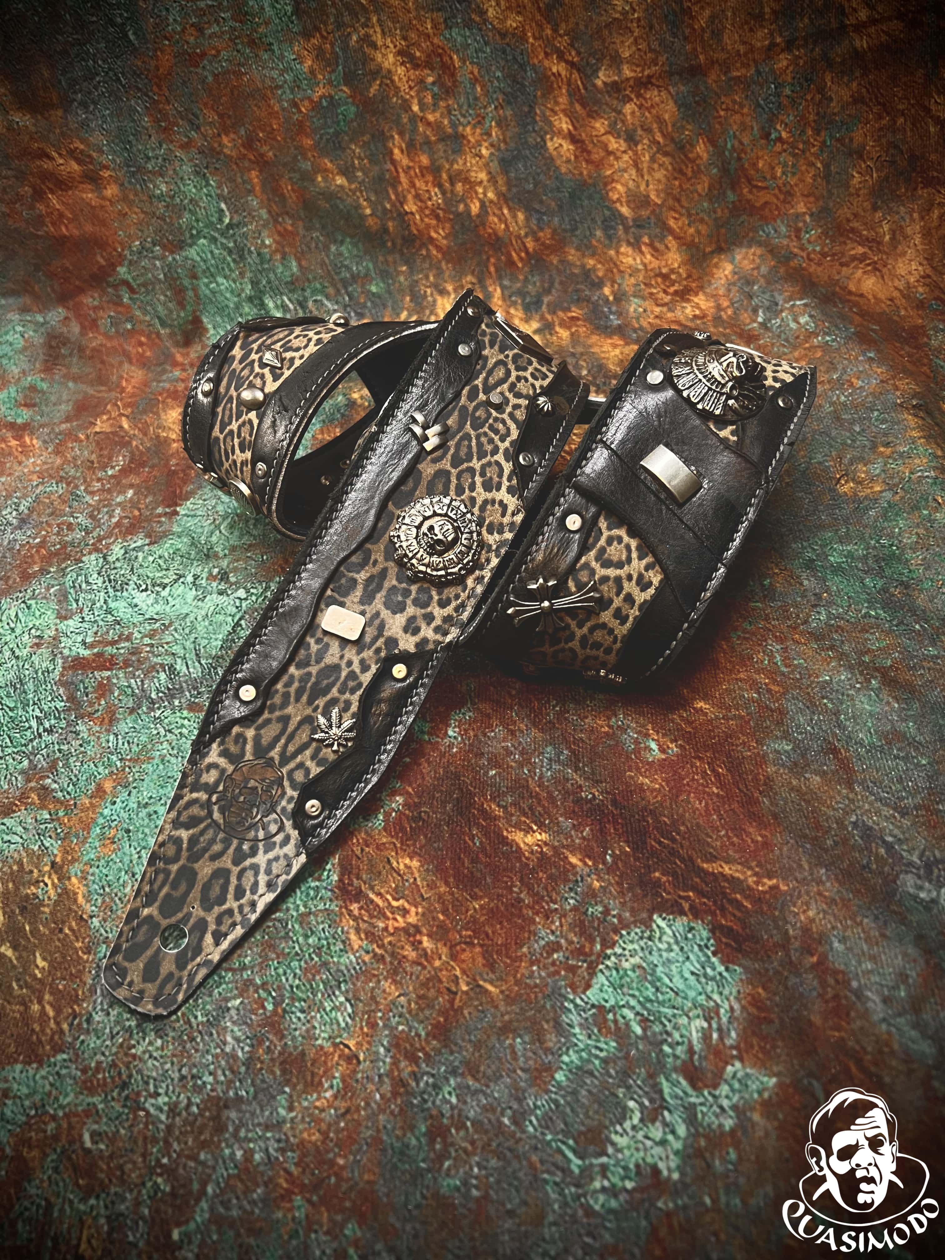 Image of Master handmade creative guitar straps-Face-Master Design-M-145