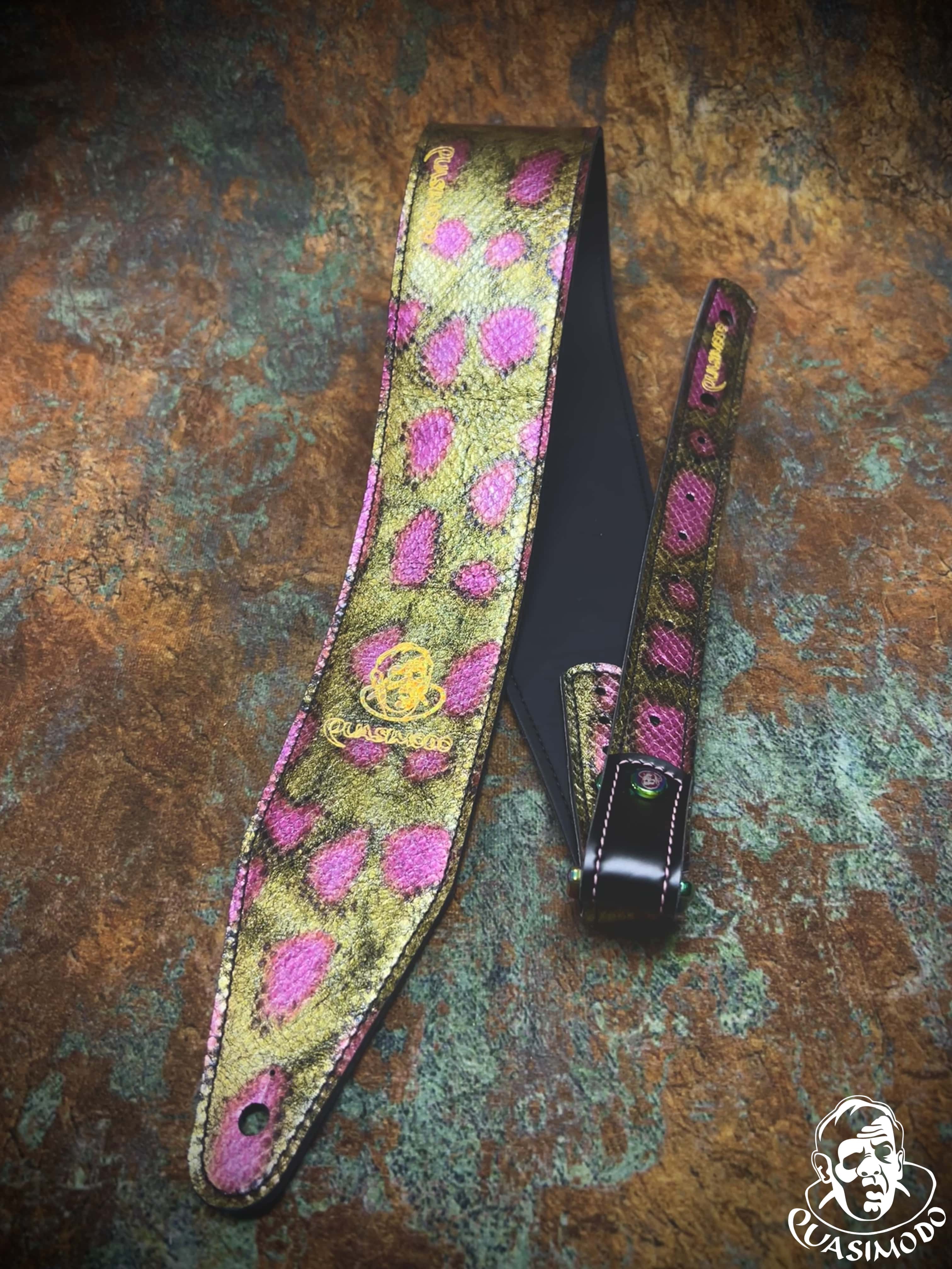 Image of Master handmade creative guitar straps-Face-Master Design-M-154