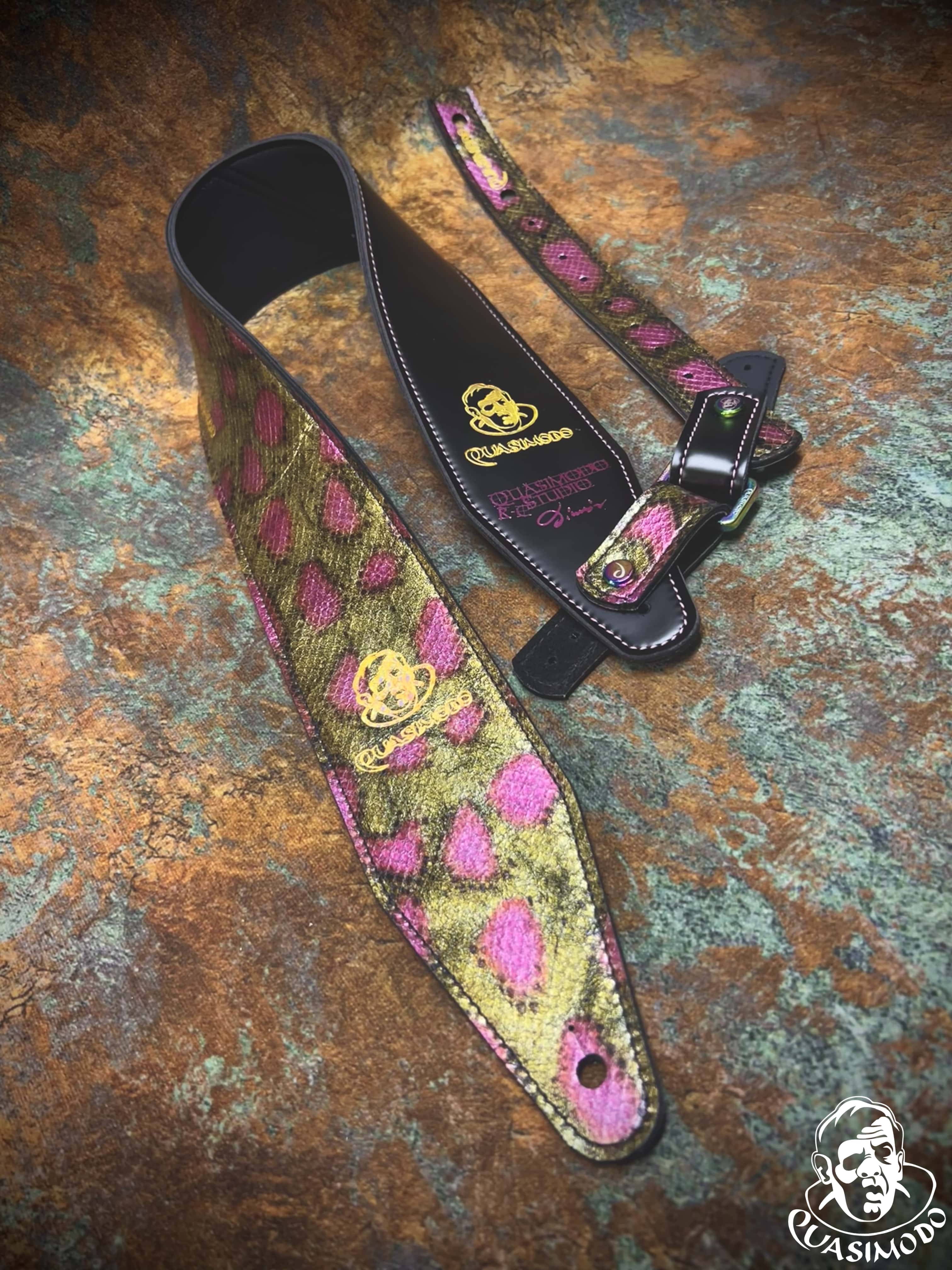 Image of Master handmade creative guitar straps-Face-Master Design-M-154