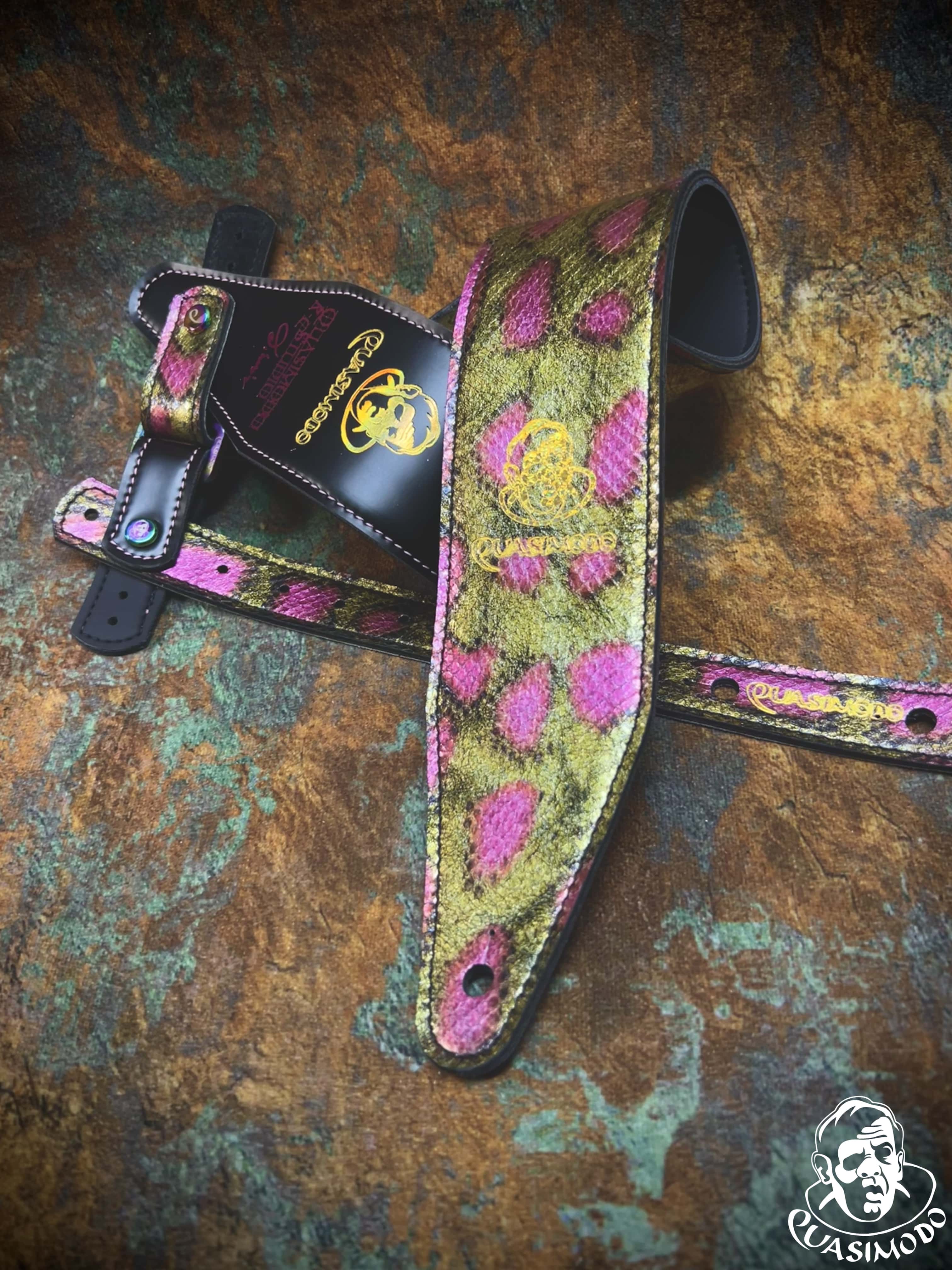 Image of Master handmade creative guitar straps-Face-Master Design-M-154