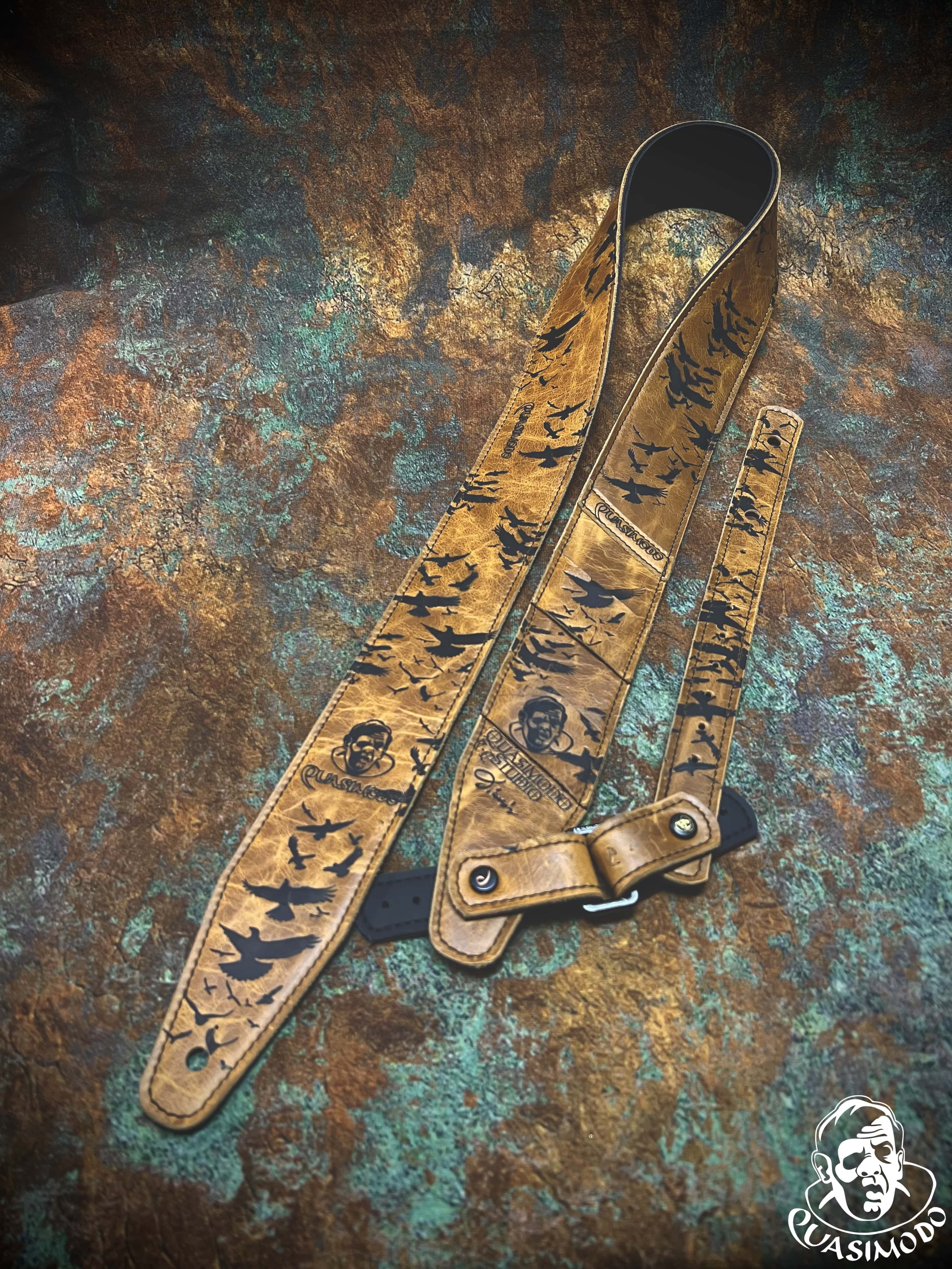Image of Master handmade creative guitar straps-Face-Master Design-M-155