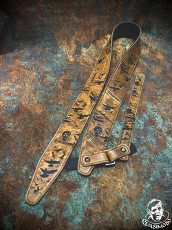 Image of Master handmade creative guitar straps-Face-Master Design-M-155