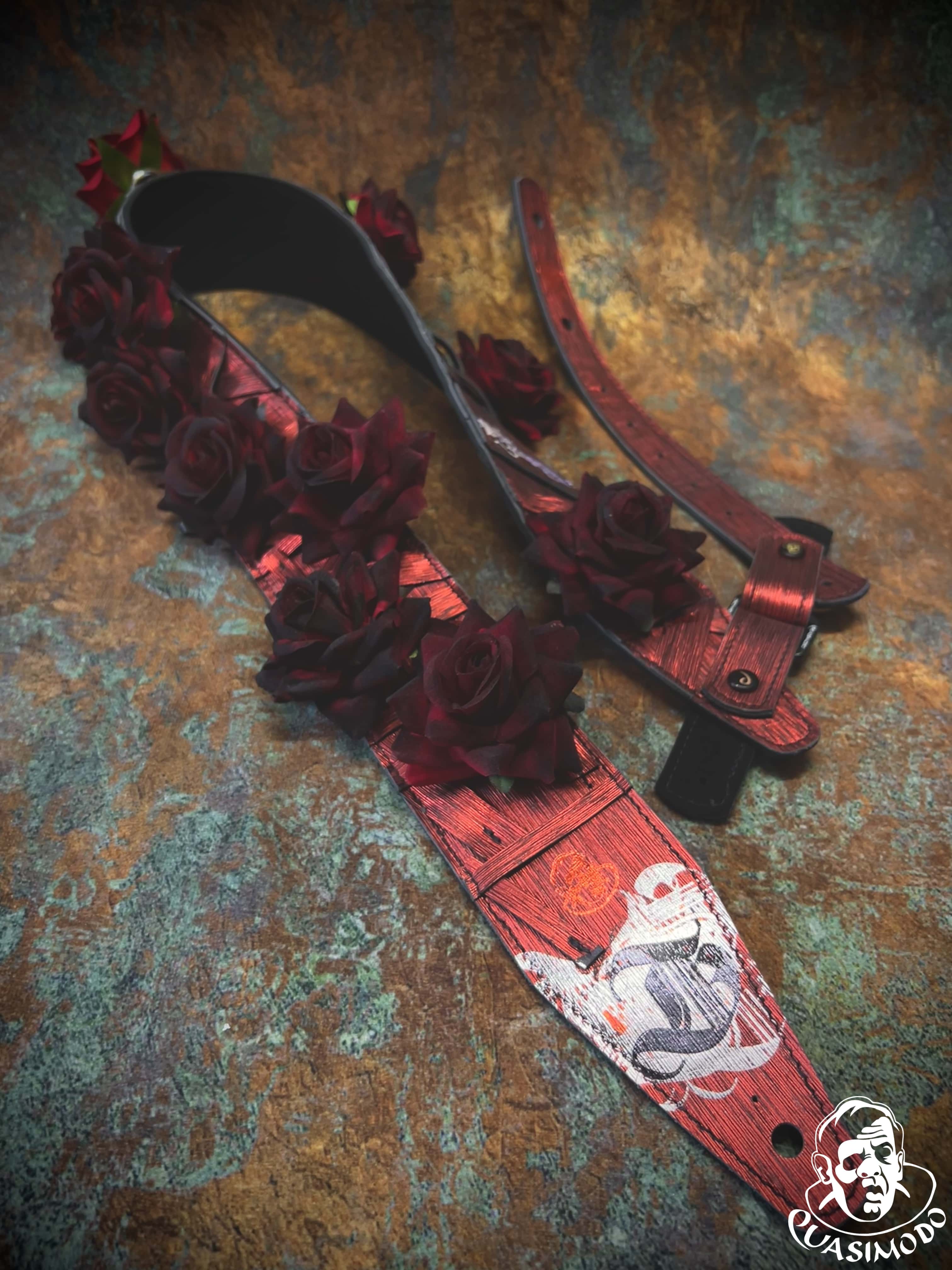 Image of Master handmade creative guitar straps-Face-Master Design-M-167