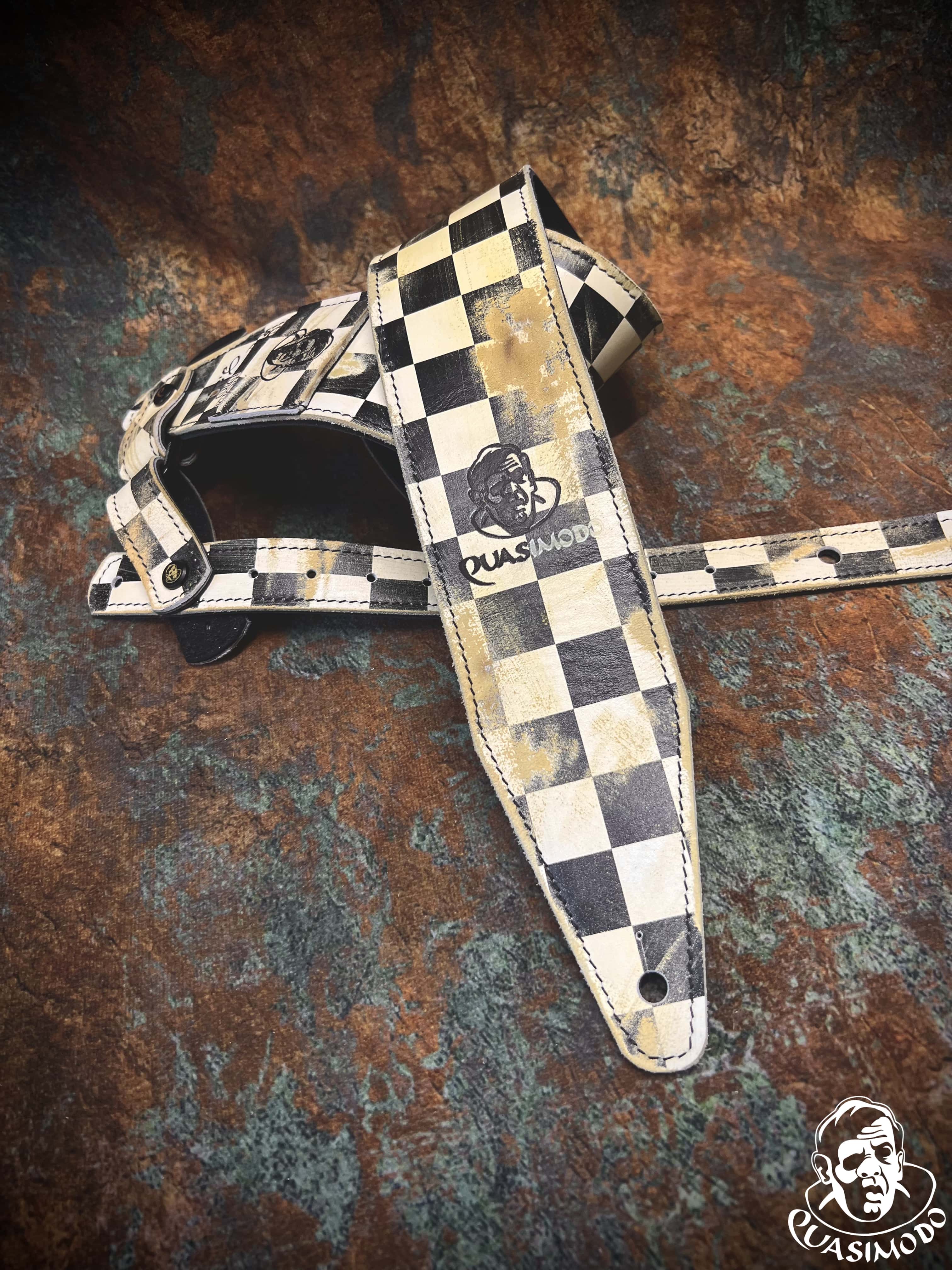 Image of Master handmade creative guitar straps-Face-Master Design-M-170