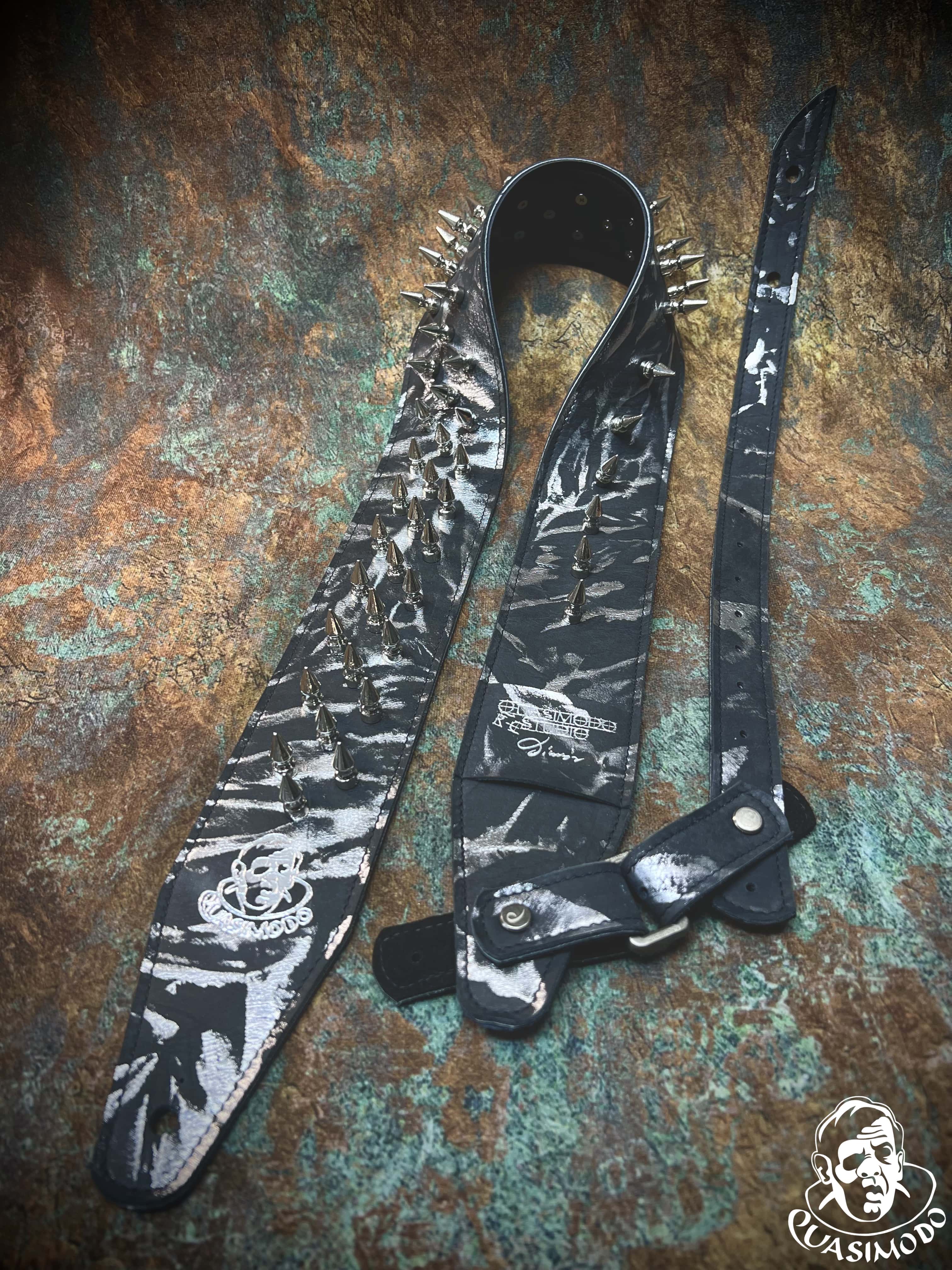 Image of Master handmade creative guitar straps-Face-Master Design-M-173