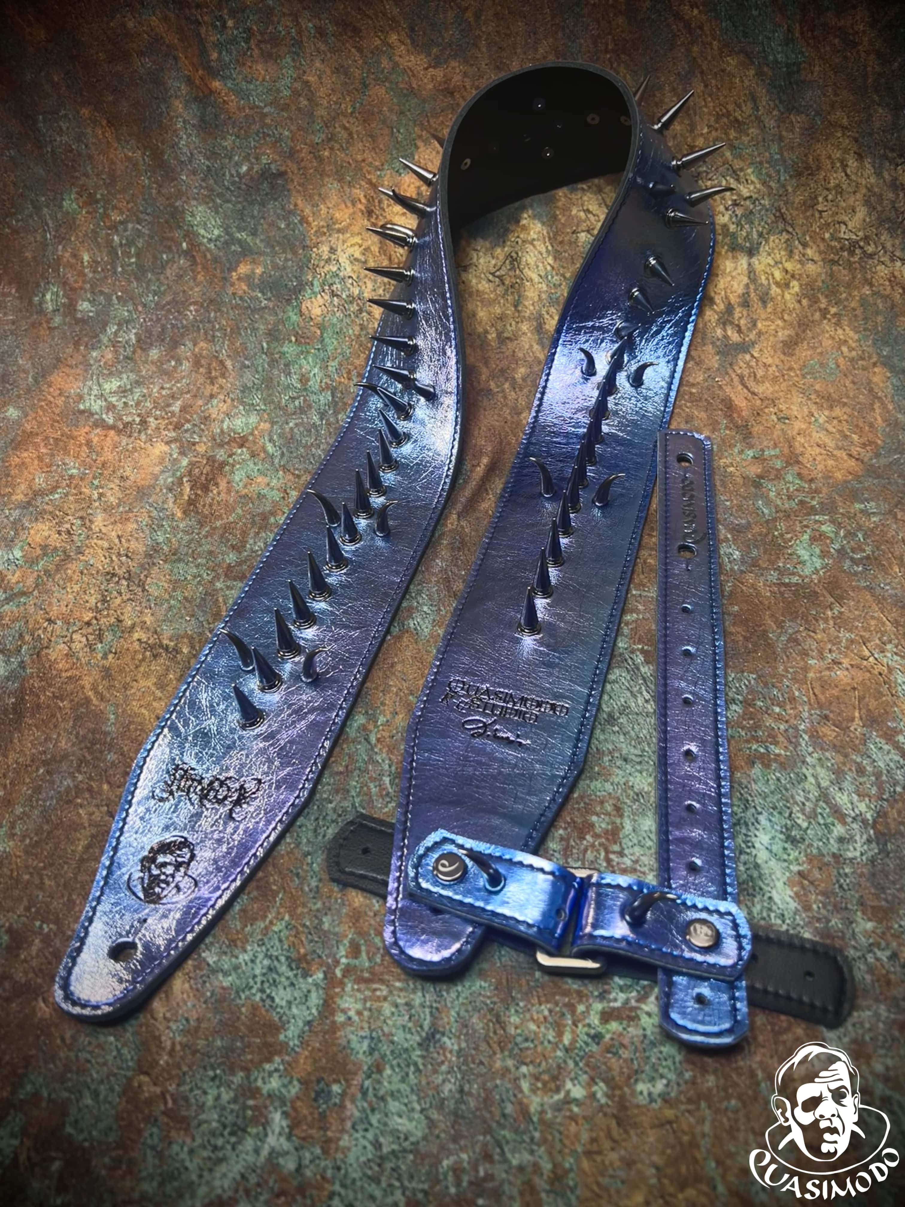 Image of Master handmade creative guitar straps-Face-Master Design-M-174