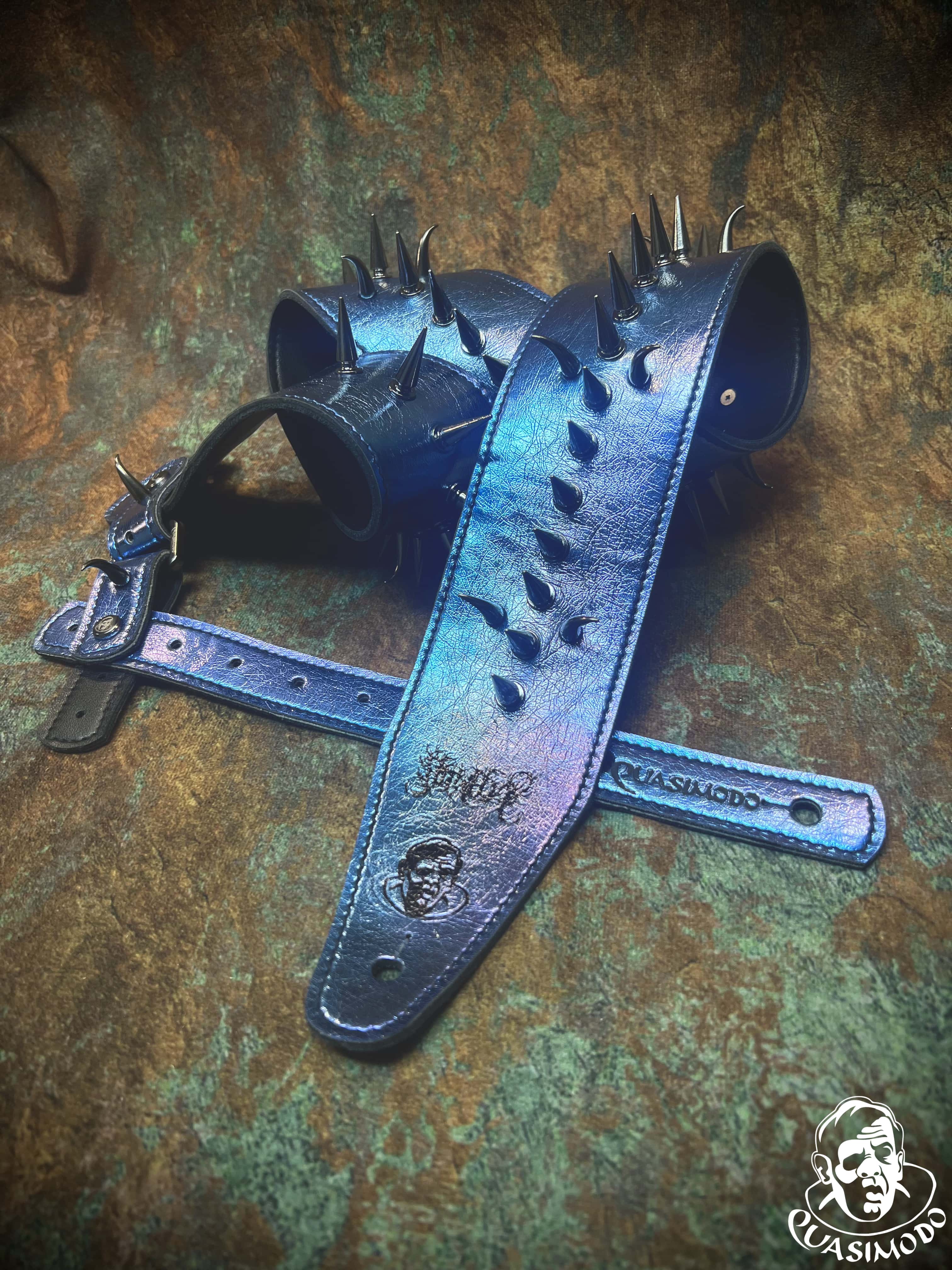 Image of Master handmade creative guitar straps-Face-Master Design-M-174