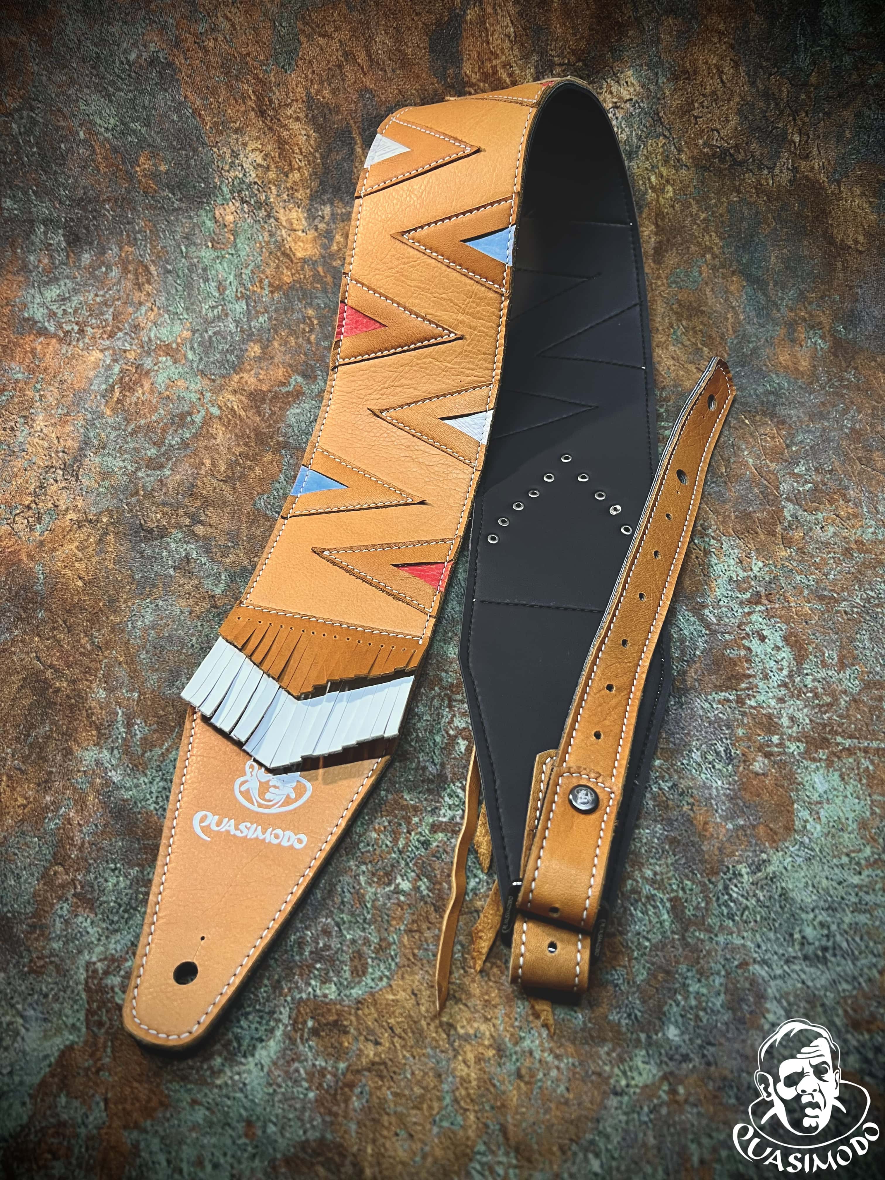 Image of Master handmade creative guitar straps-Face-Master Design-M-177
