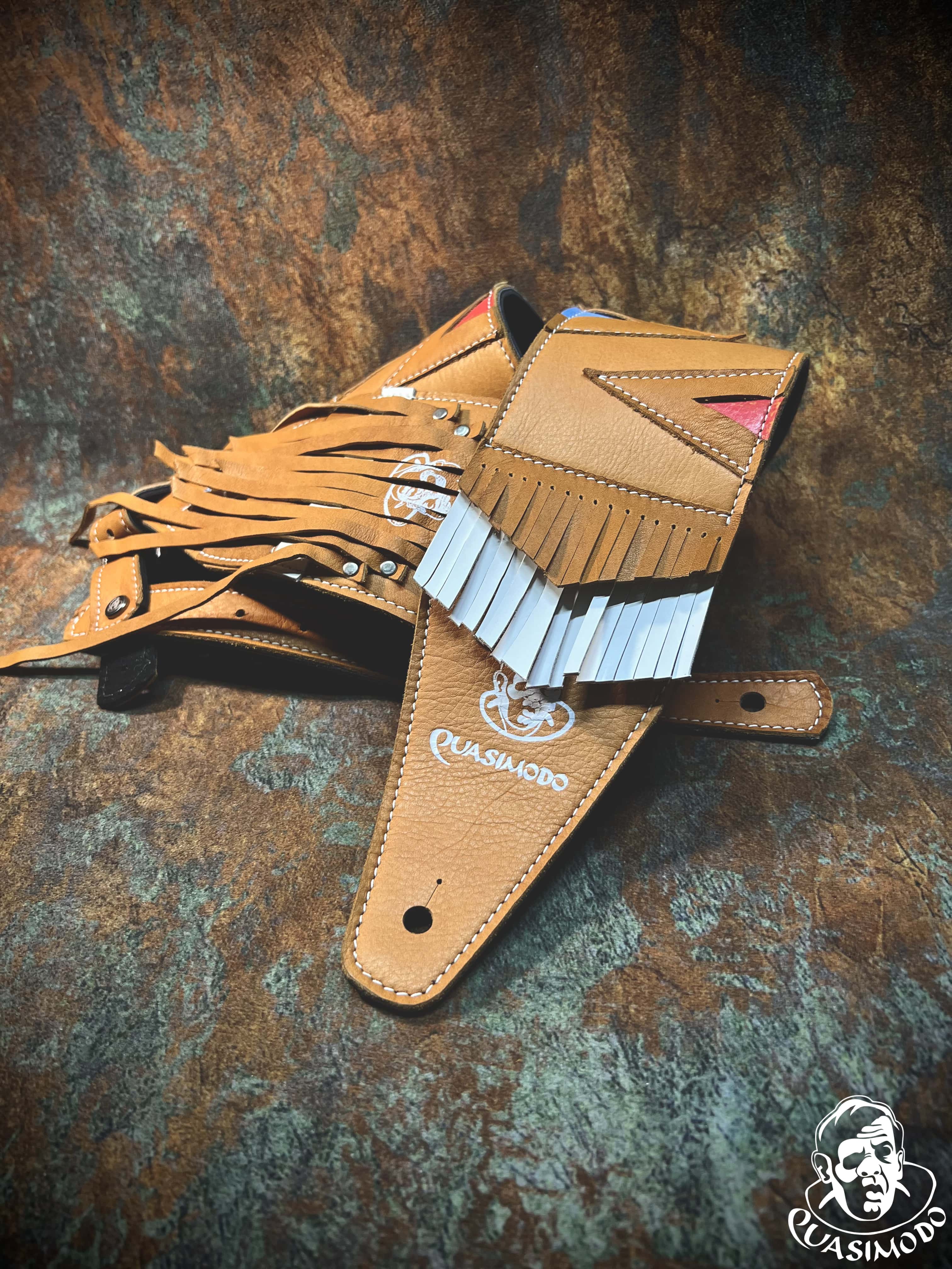 Image of Master handmade creative guitar straps-Face-Master Design-M-177