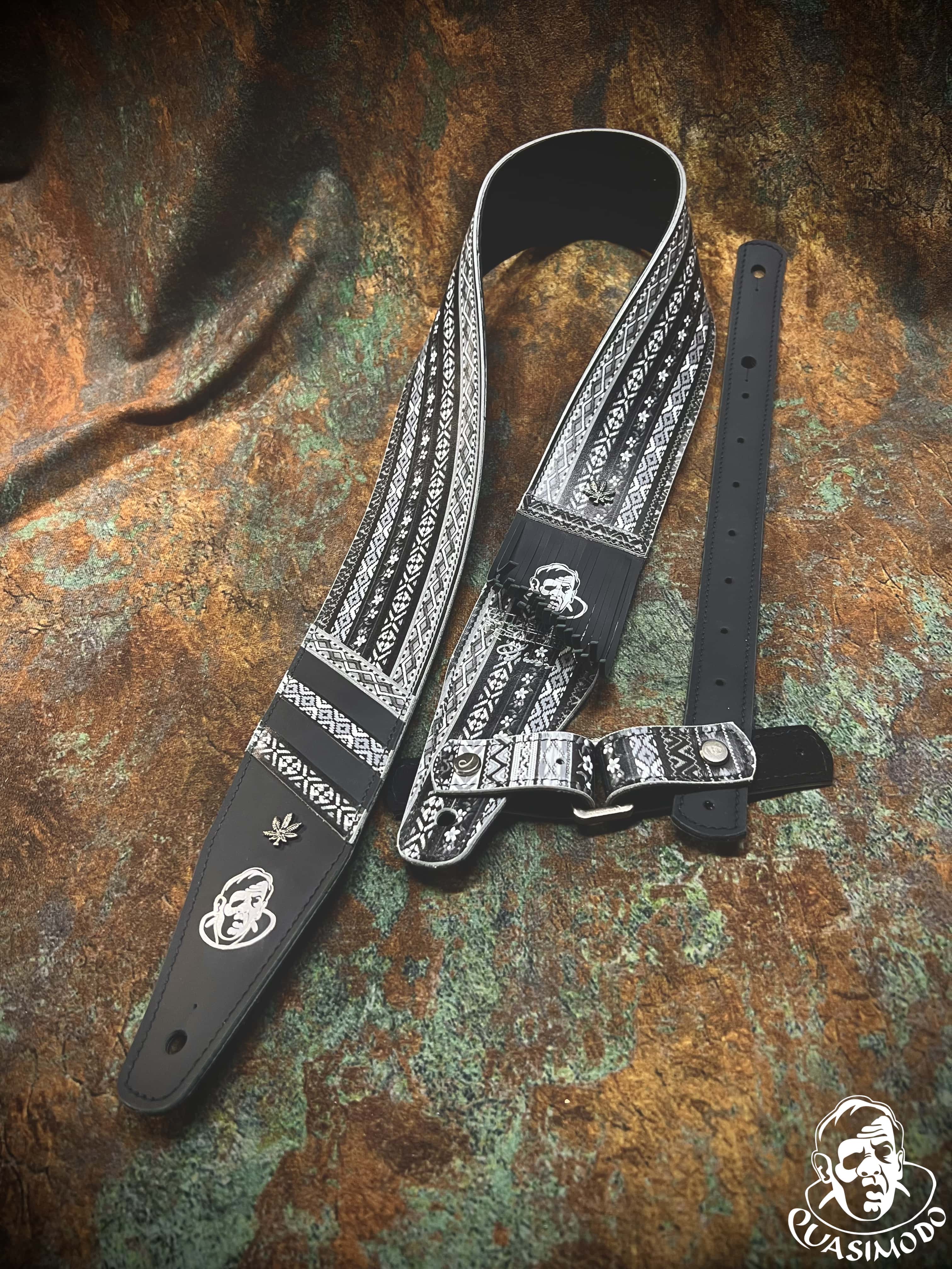 Image of Master handmade creative guitar straps-Face-Master Design-M-182