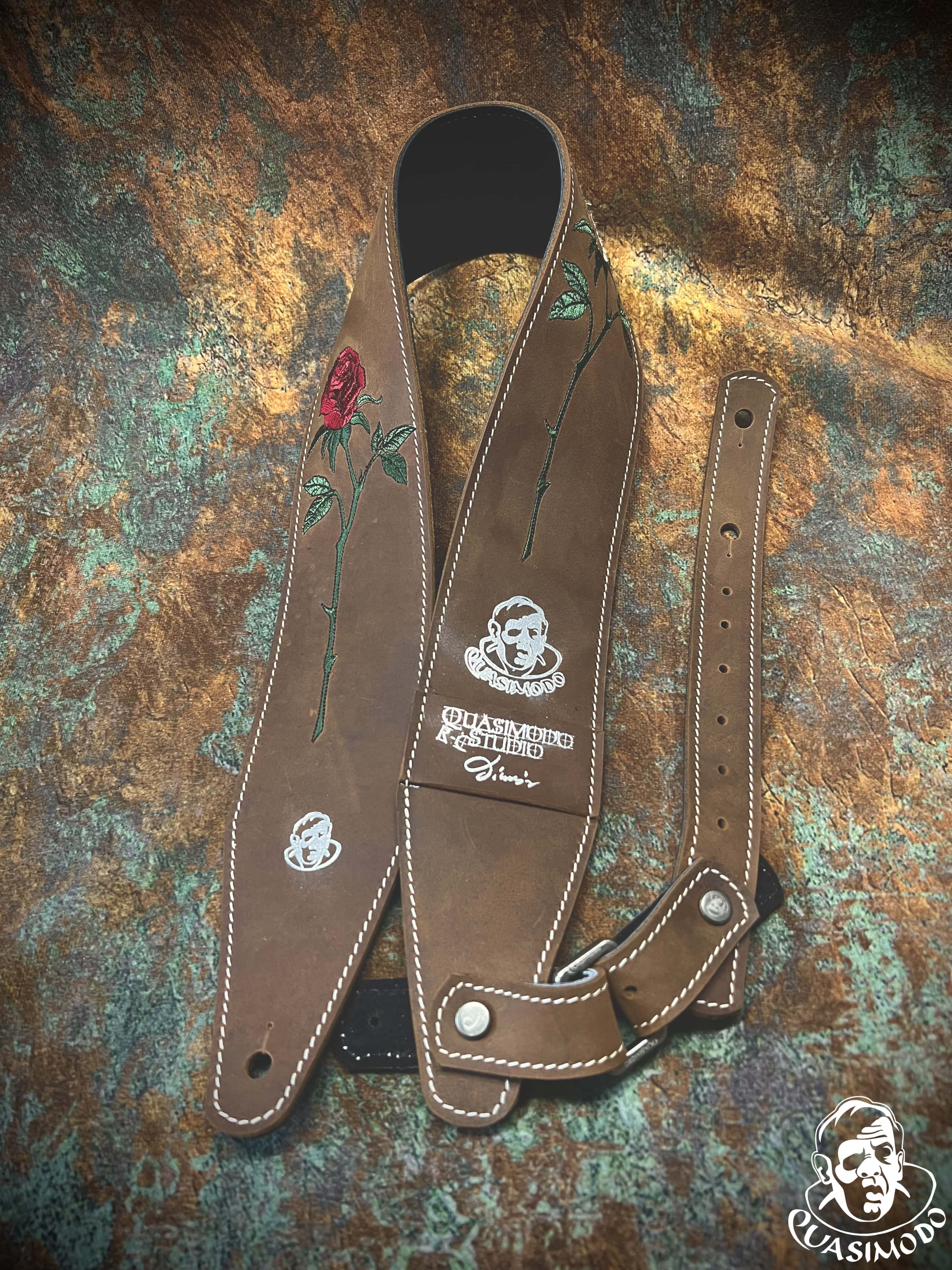 Image of Master handmade creative guitar straps-Face-Master Design-M-183