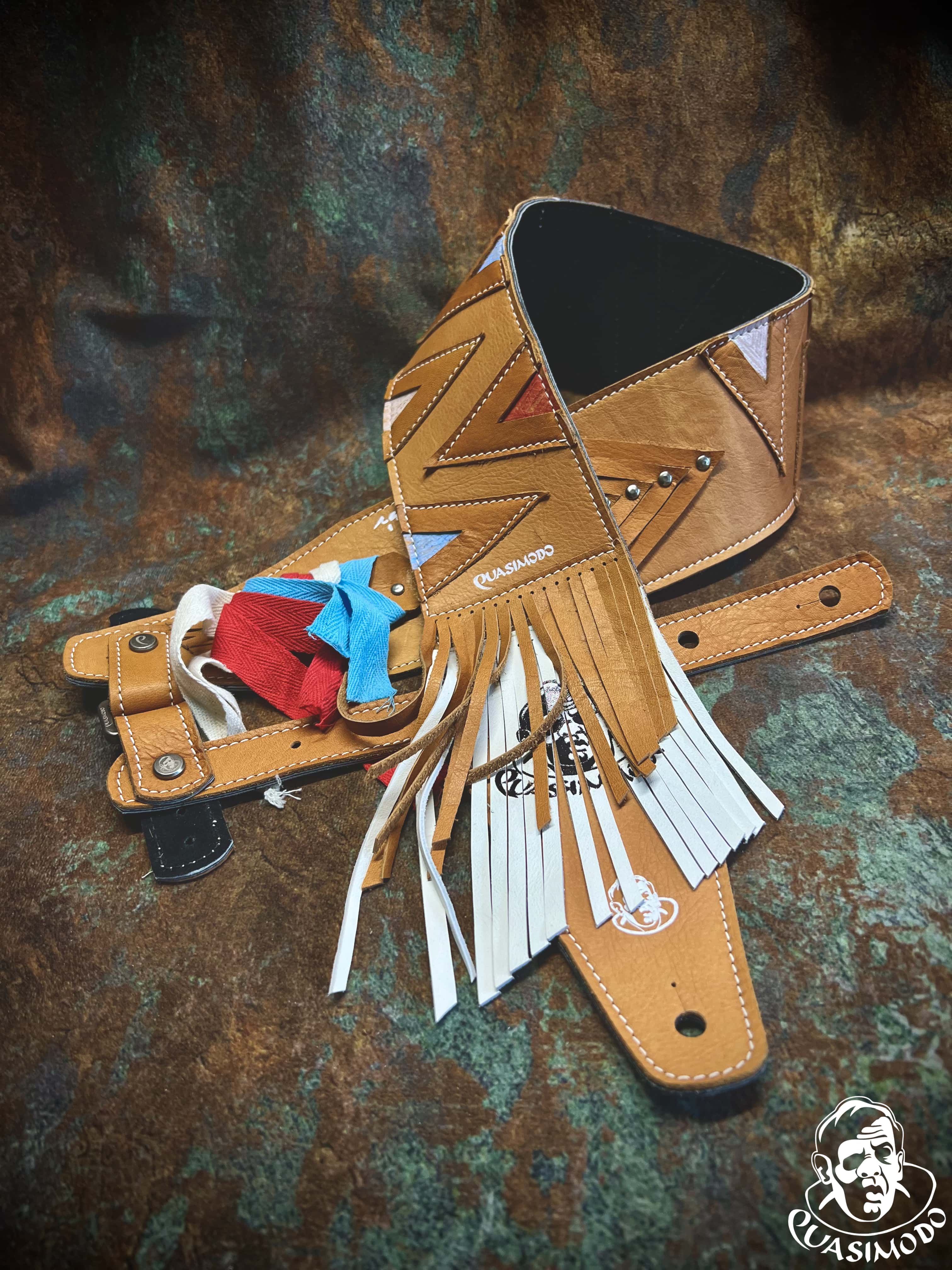 Image of Master handmade creative guitar straps-Face-Master Design-M-195