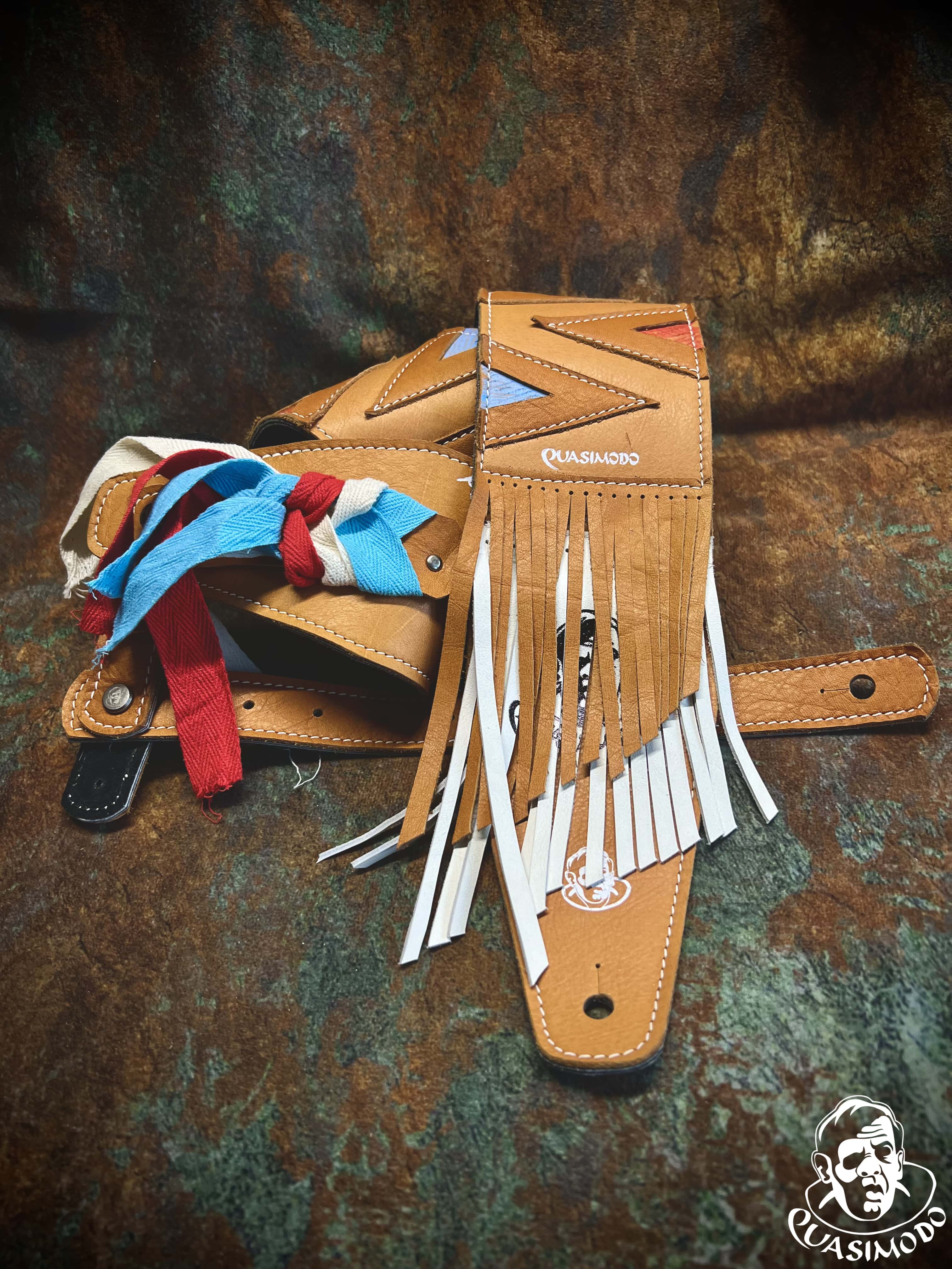 Image of Master handmade creative guitar straps-Face-Master Design-M-195