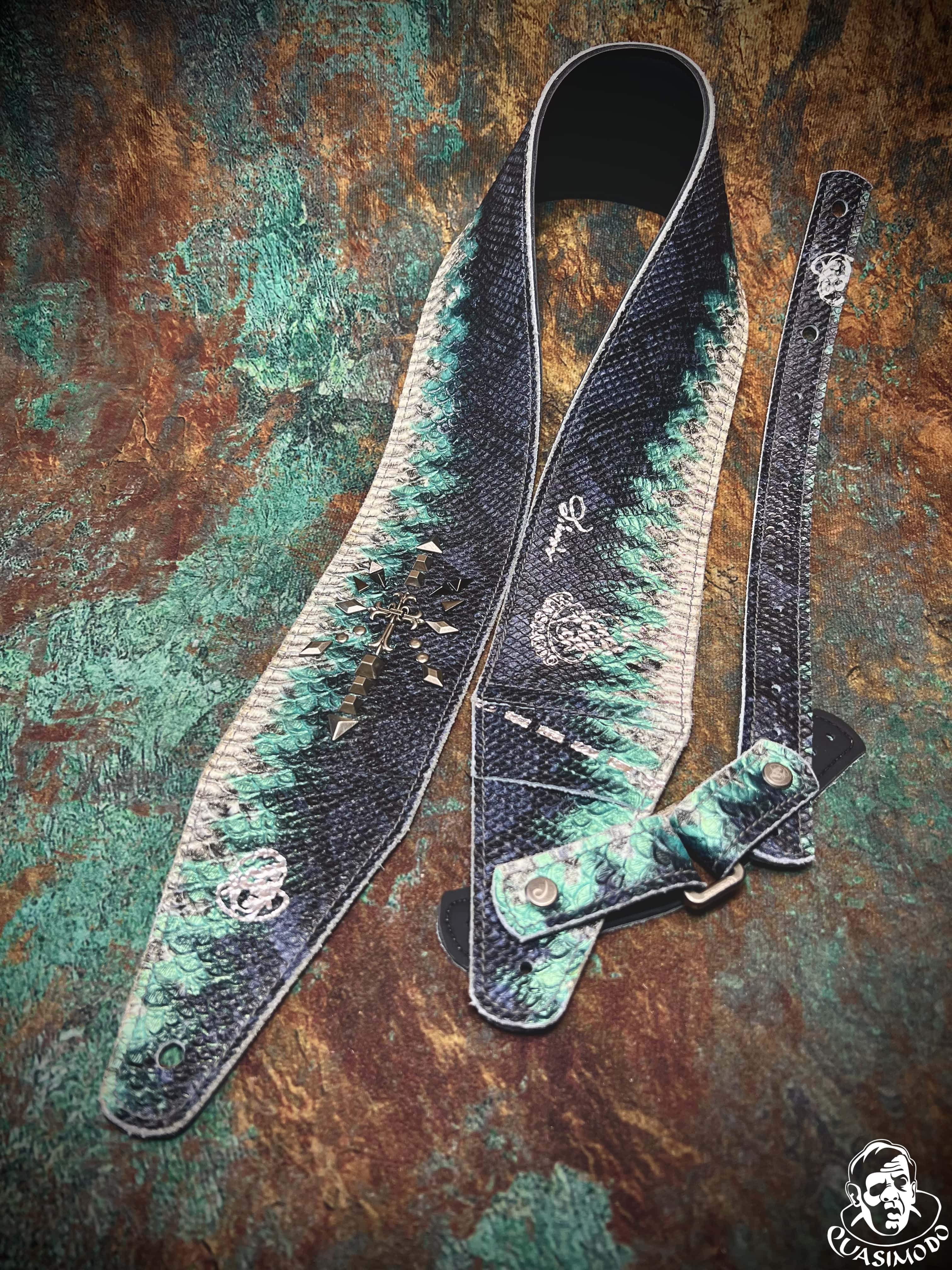 Image of Master handmade creative guitar straps-Face-Master Design-M-226