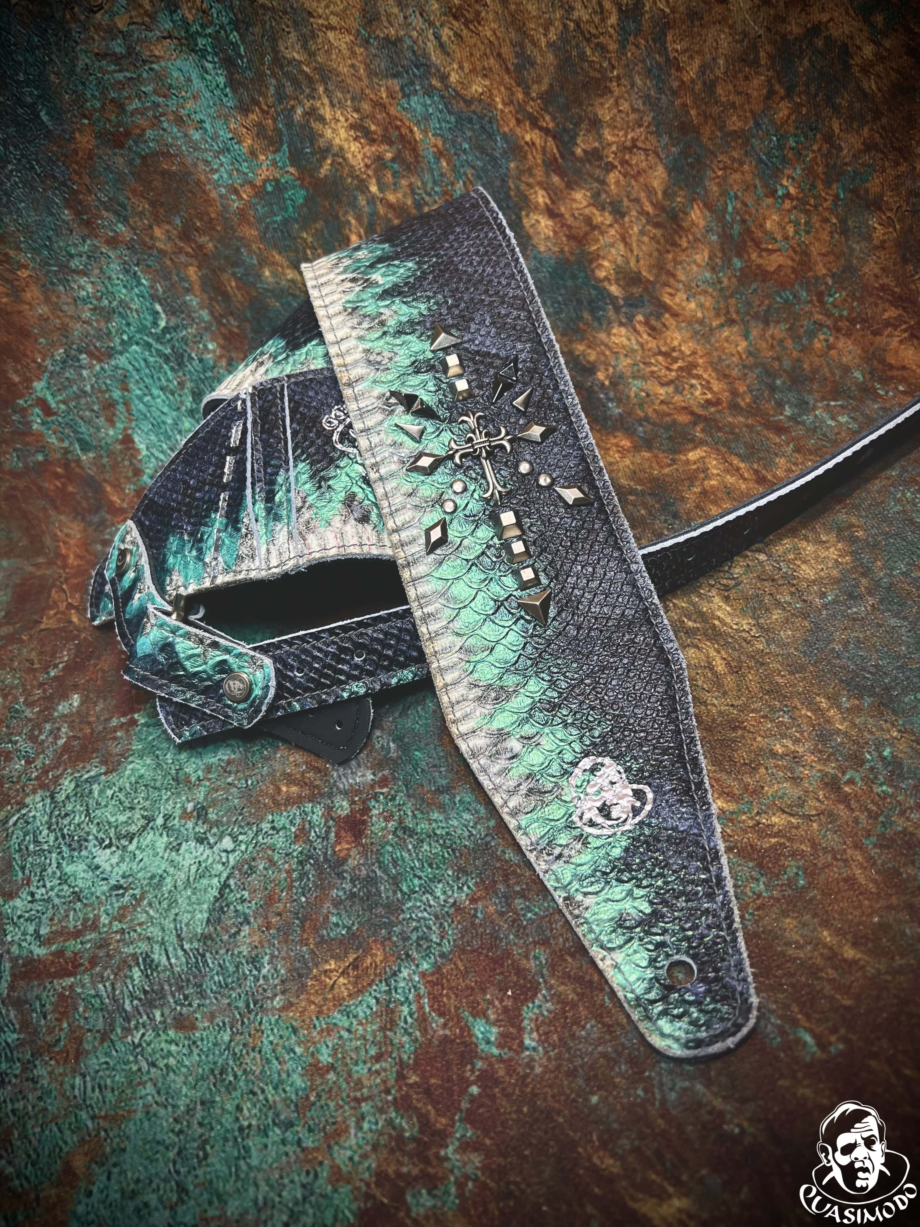 Image of Master handmade creative guitar straps-Face-Master Design-M-226