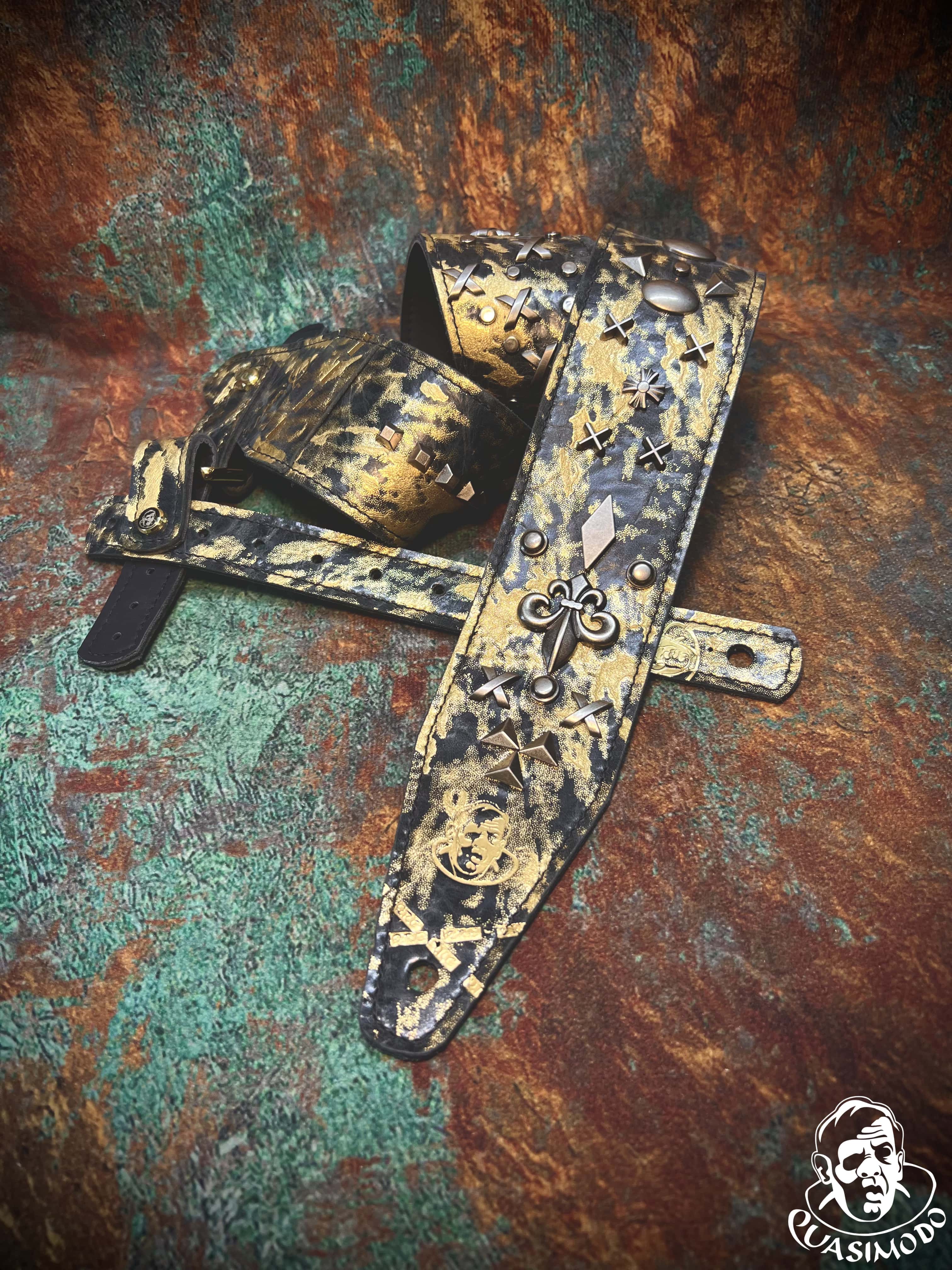 Image of Master handmade creative guitar straps-Face-Master Design-M-228