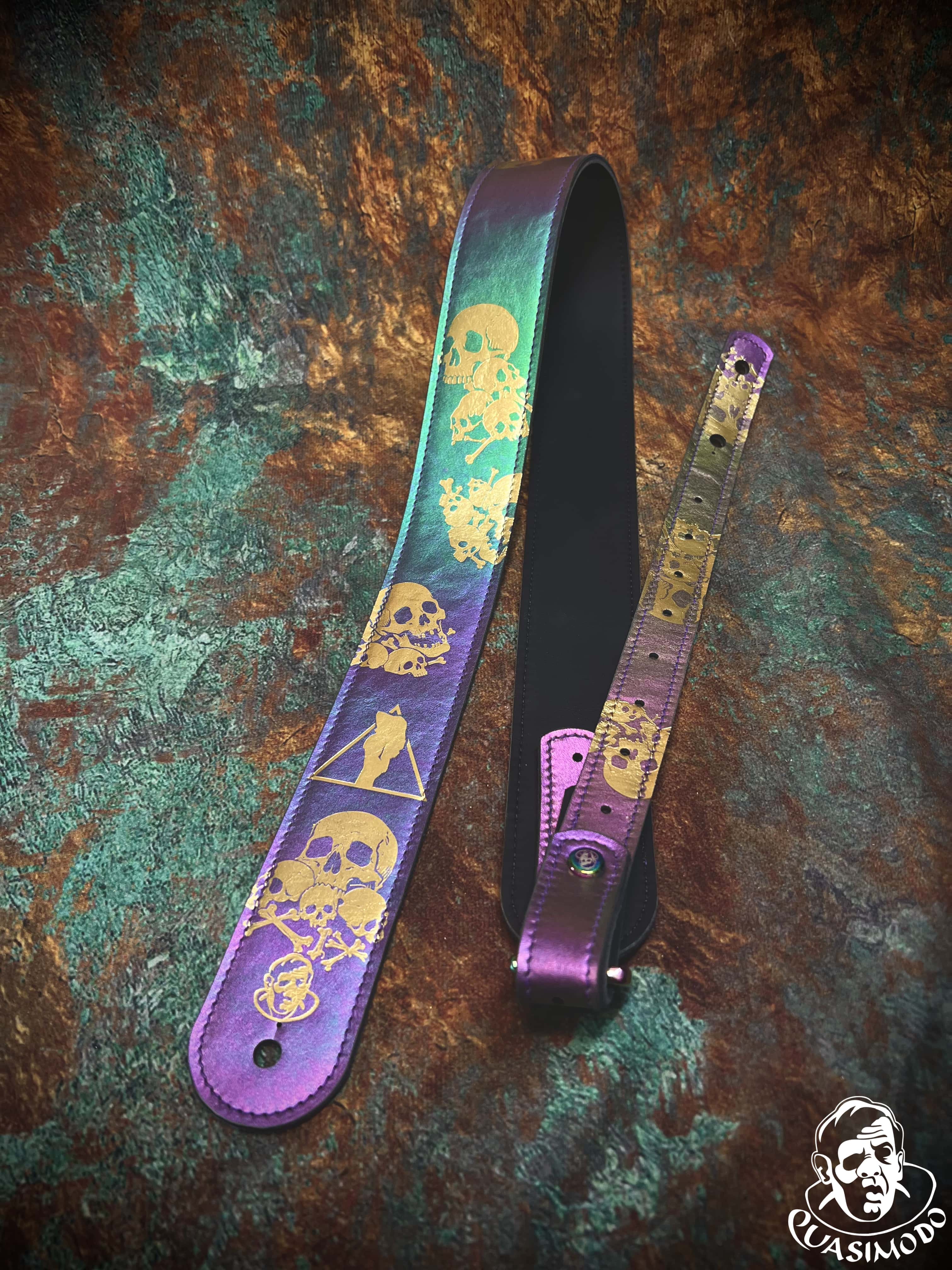 Image of Master handmade creative guitar straps-Face-Master Design-M-233