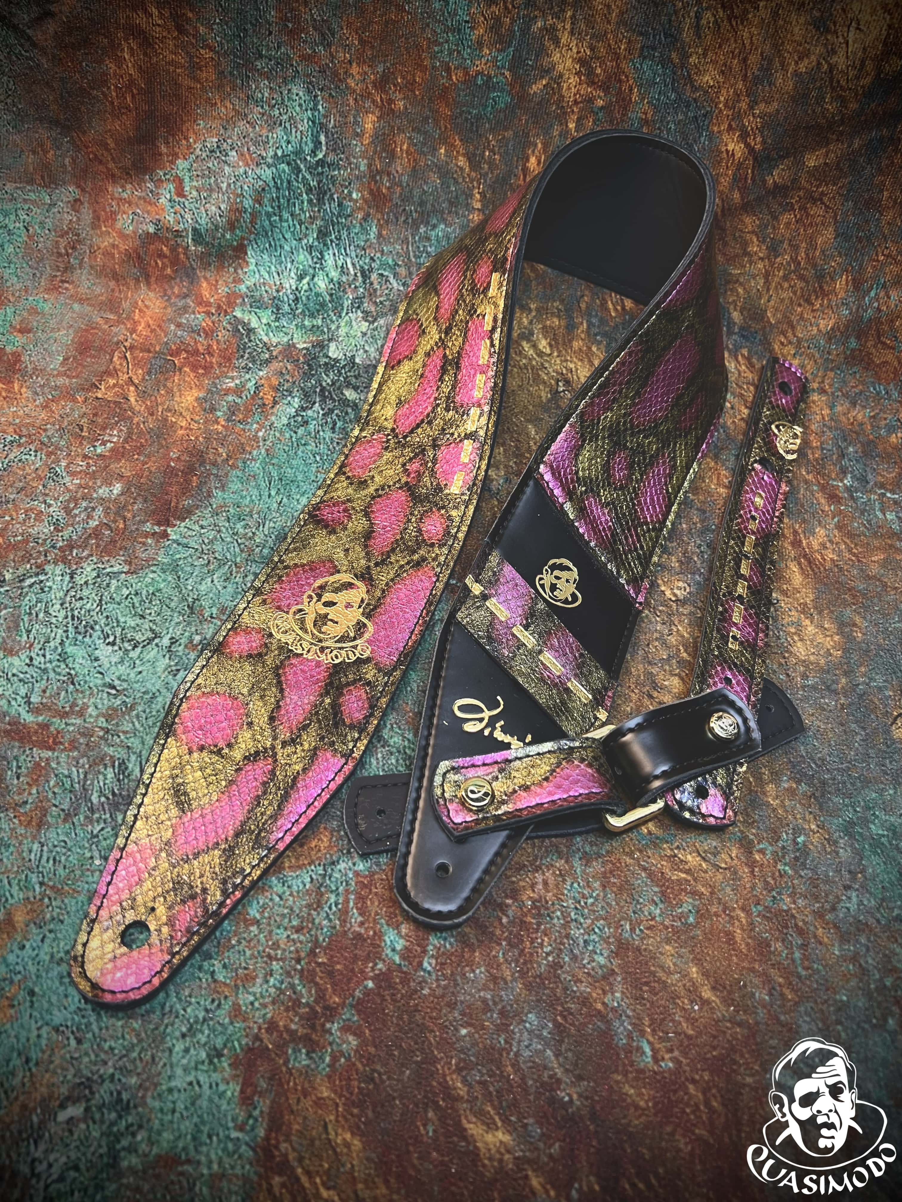 Image of Master handmade creative guitar straps-Face-Master Design-M-237