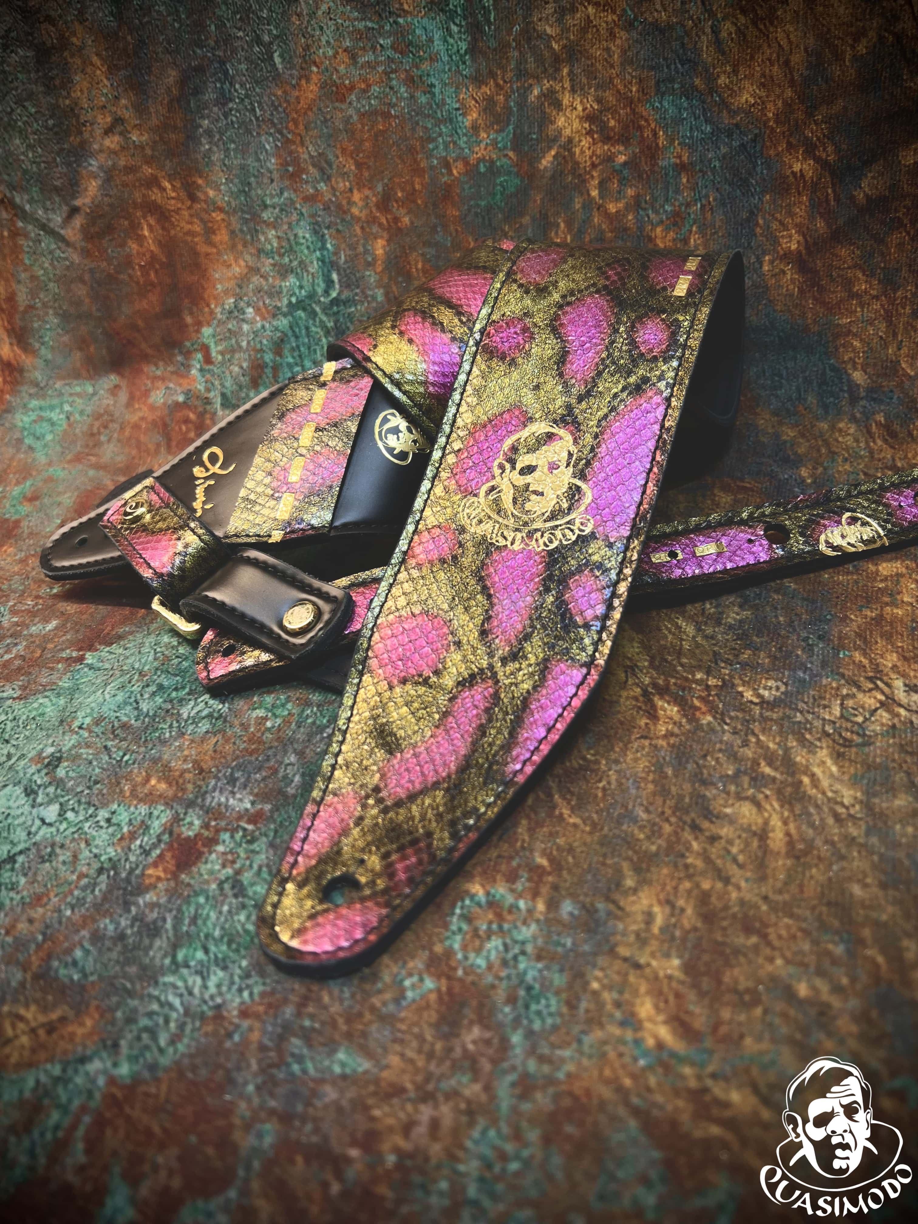 Image of Master handmade creative guitar straps-Face-Master Design-M-237