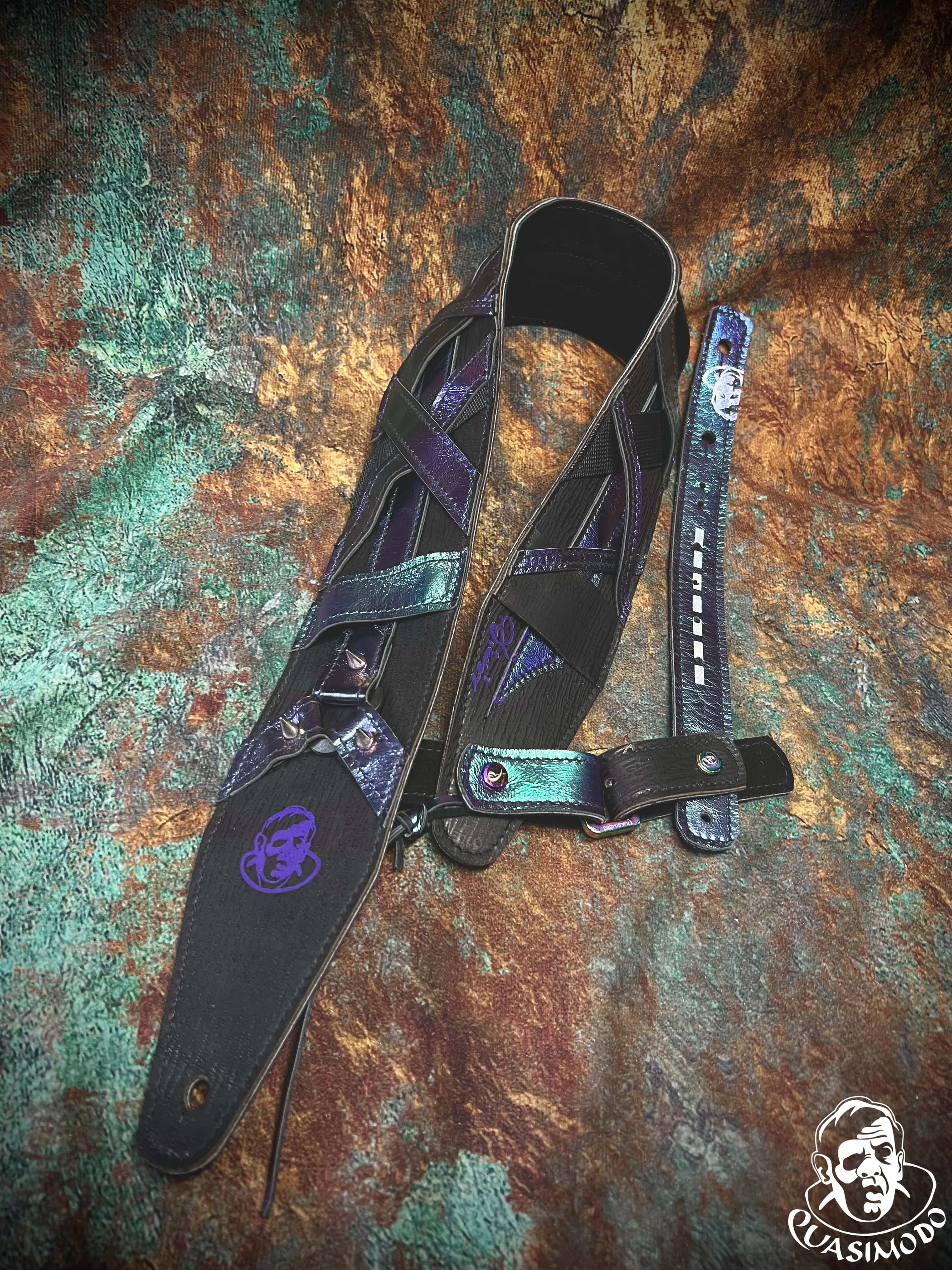Image of Master handmade creative guitar straps-Face-Master Design-M-239