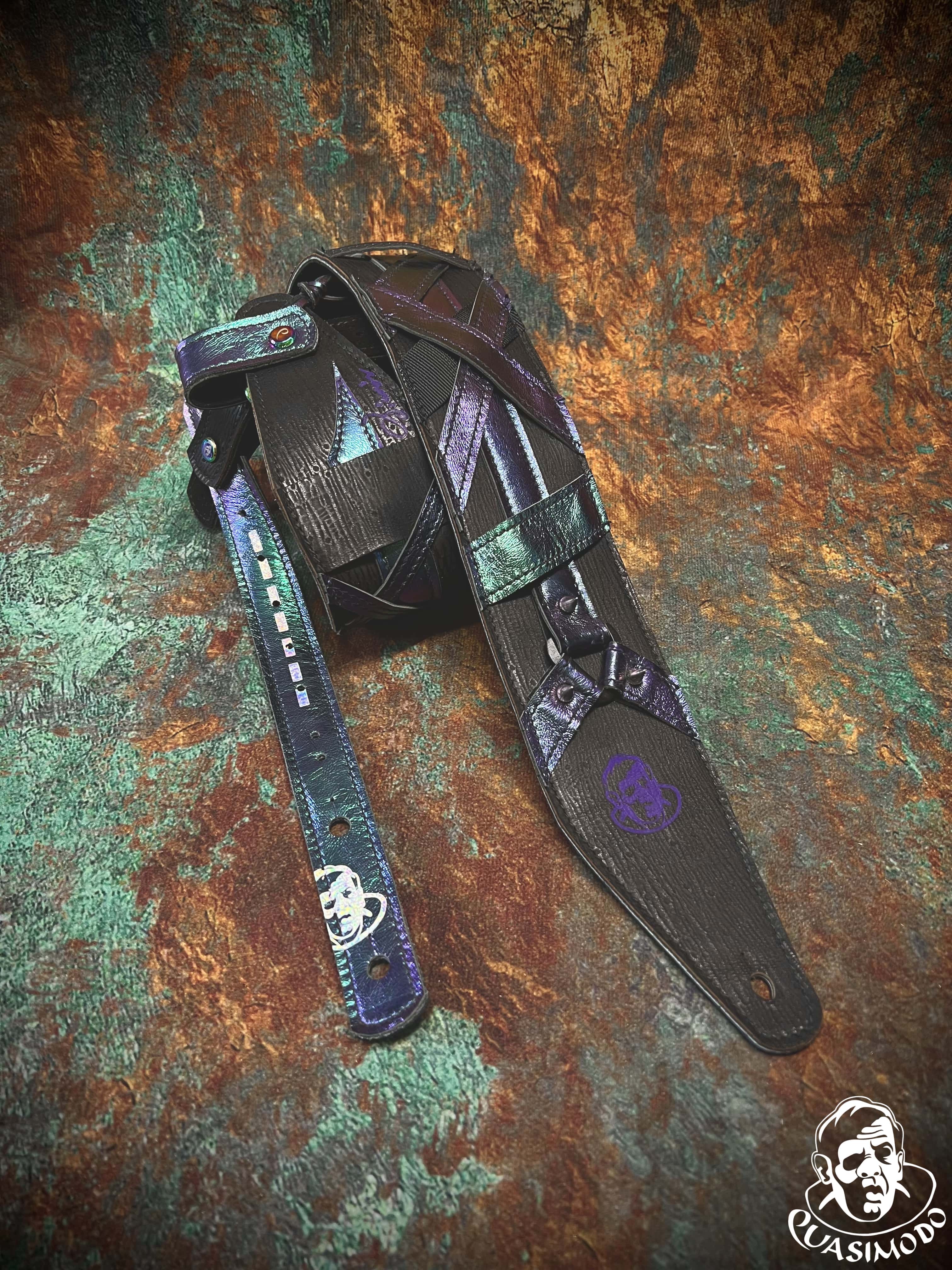 Image of Master handmade creative guitar straps-Face-Master Design-M-239