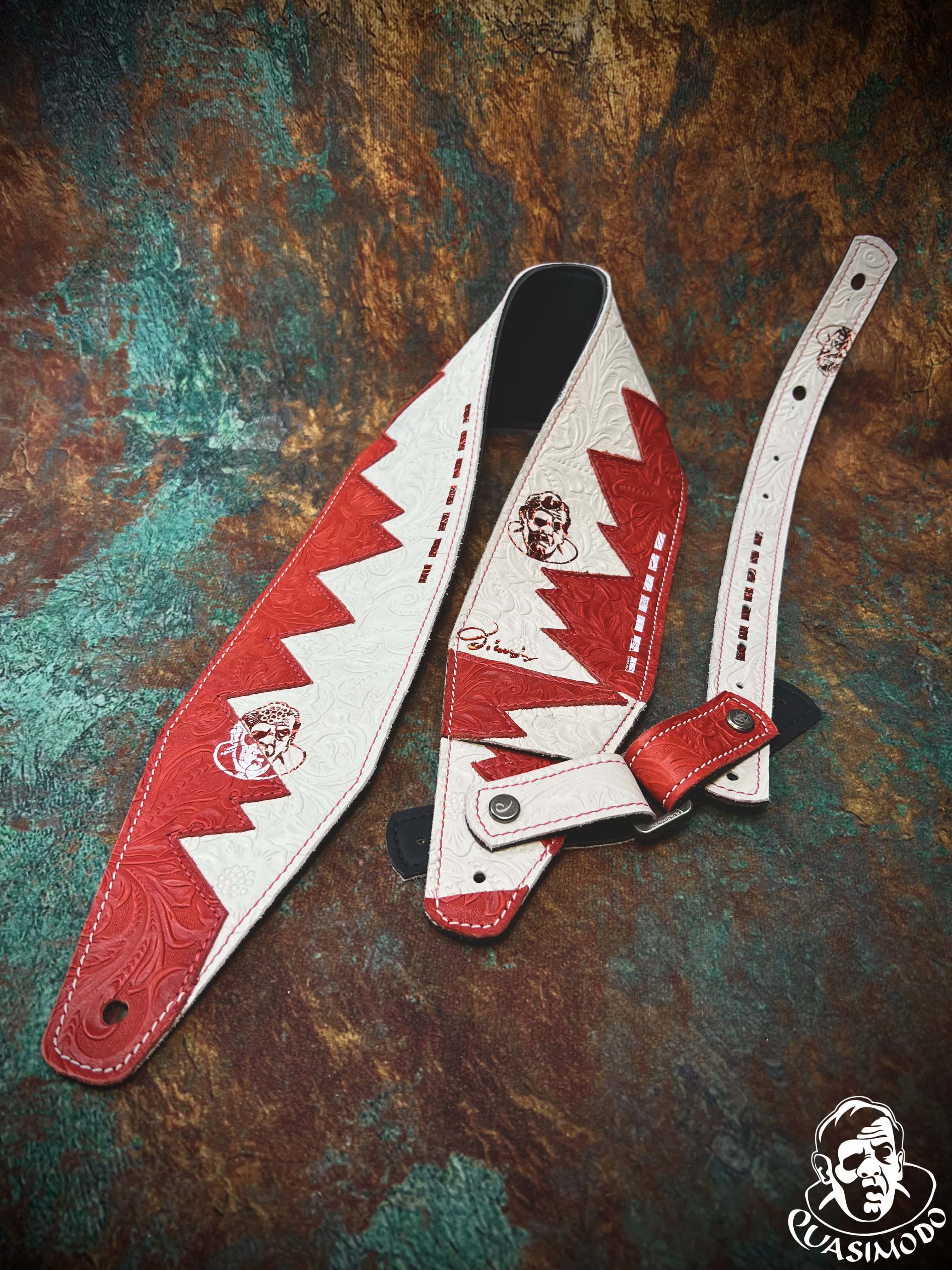 Image of Master handmade creative guitar straps-Face-Master Design-M-241