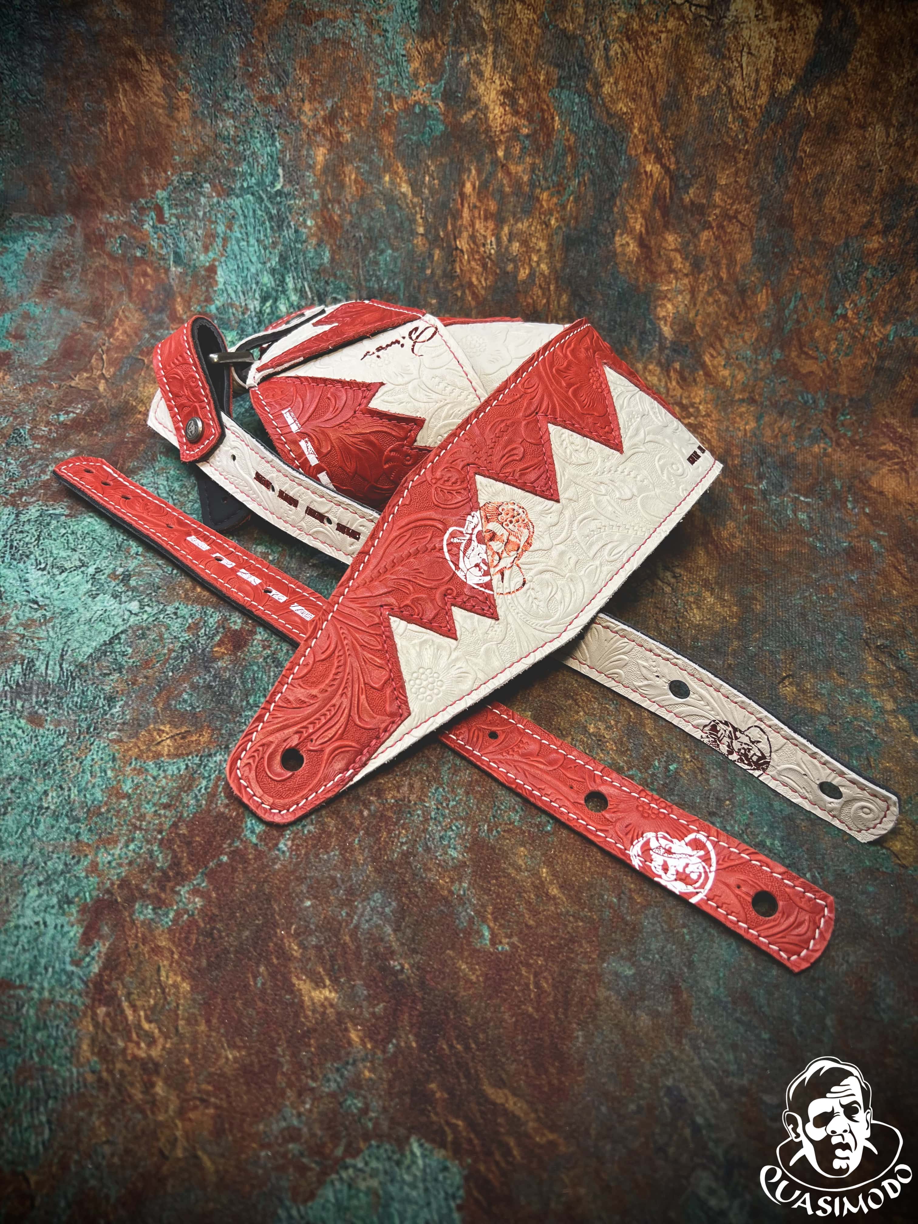 Image of Master handmade creative guitar straps-Face-Master Design-M-241