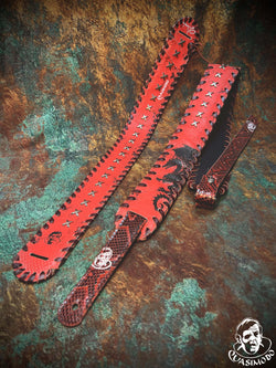 Image of Master handmade creative guitar straps-Face-Master Design-M-242