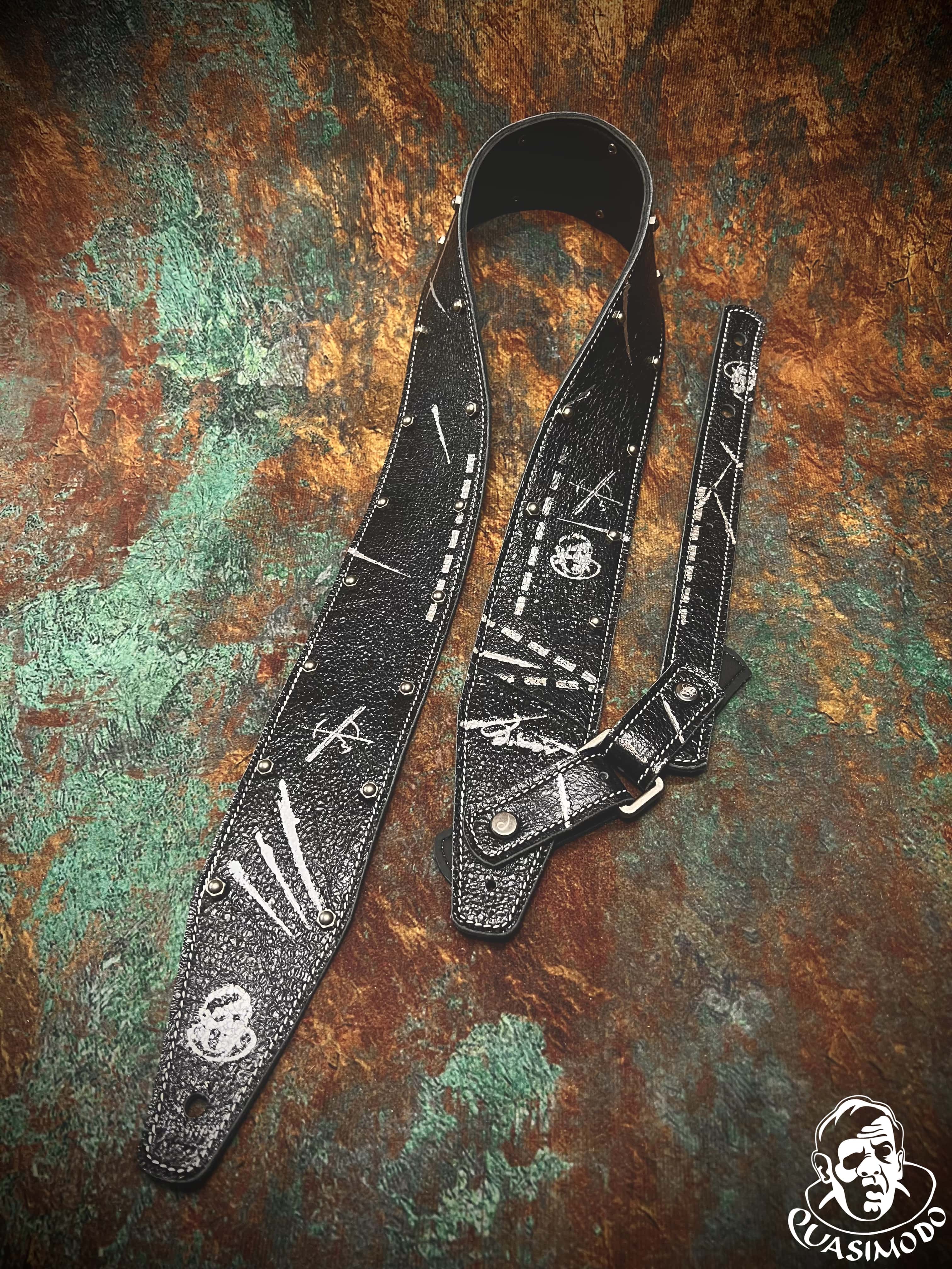 Image of Master handmade creative guitar straps-Face-Master Design-M-247