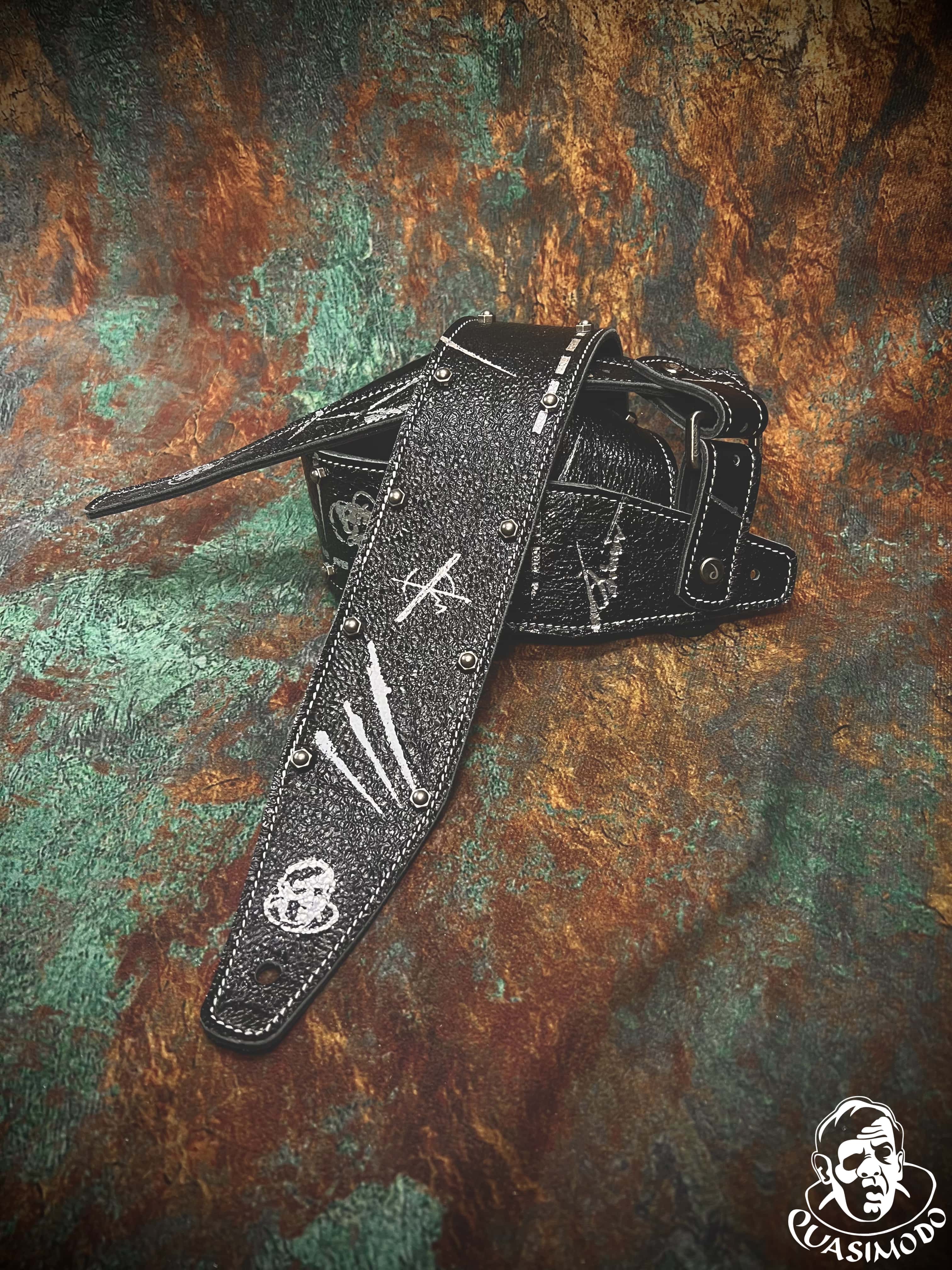 Image of Master handmade creative guitar straps-Face-Master Design-M-247