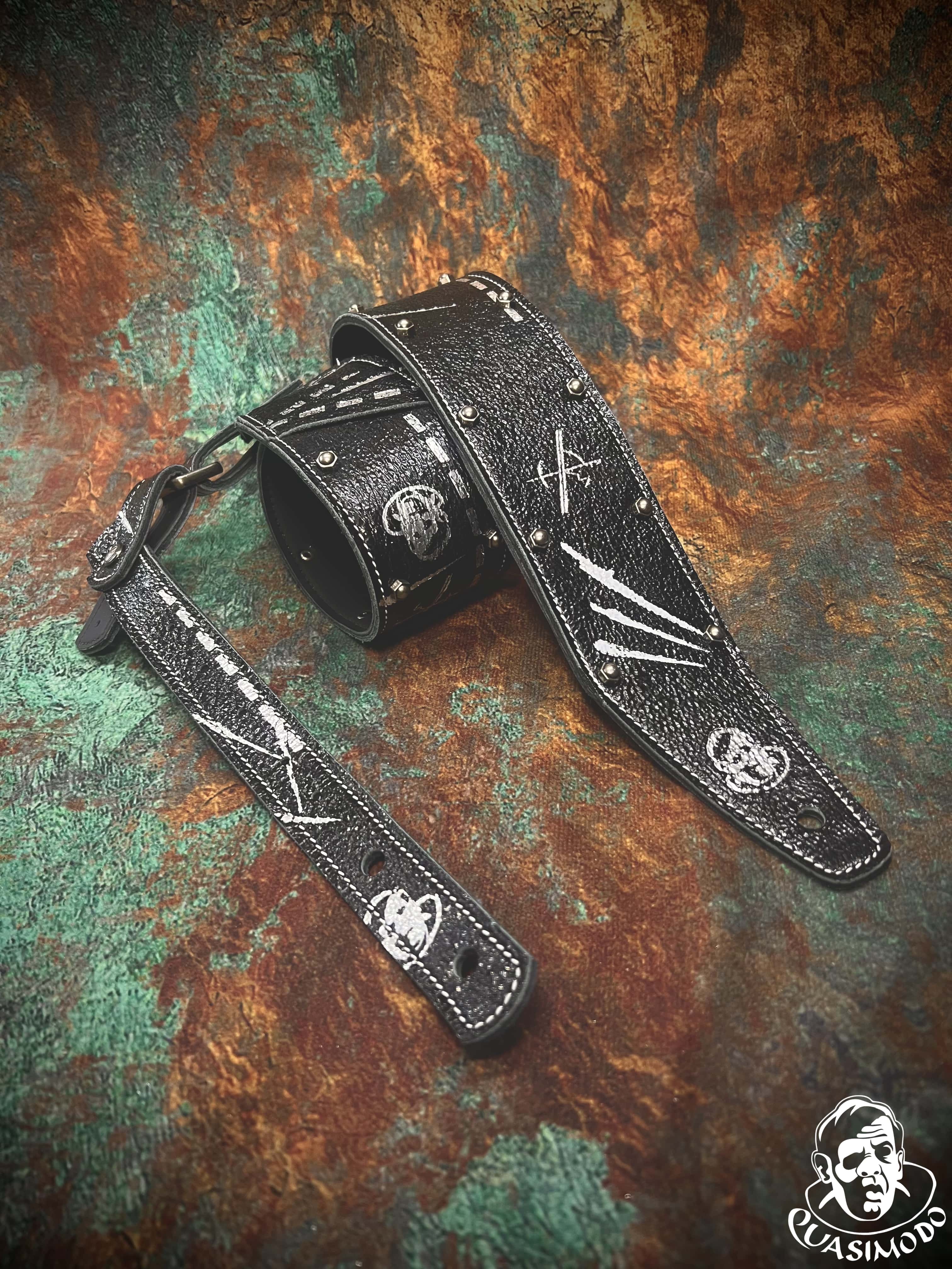 Image of Master handmade creative guitar straps-Face-Master Design-M-247