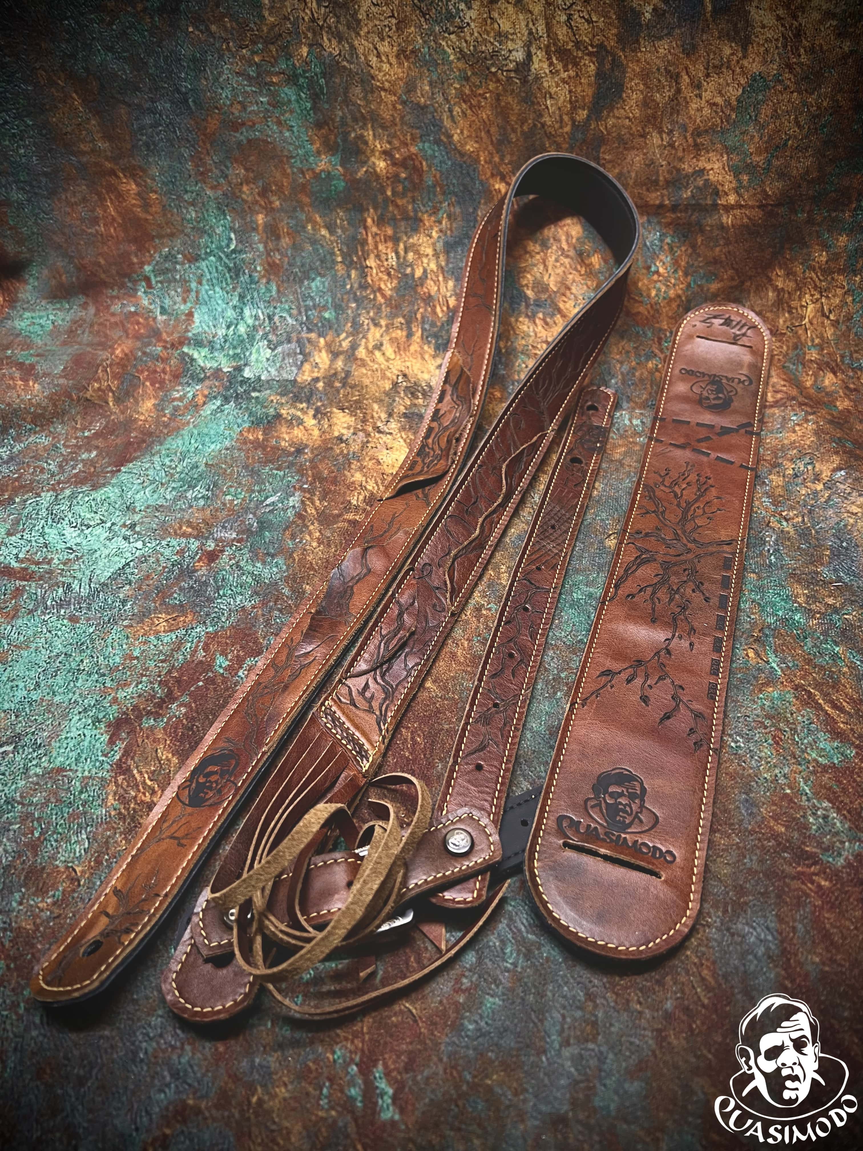 Image of Master handmade creative guitar straps-Face-Master Design-M-249