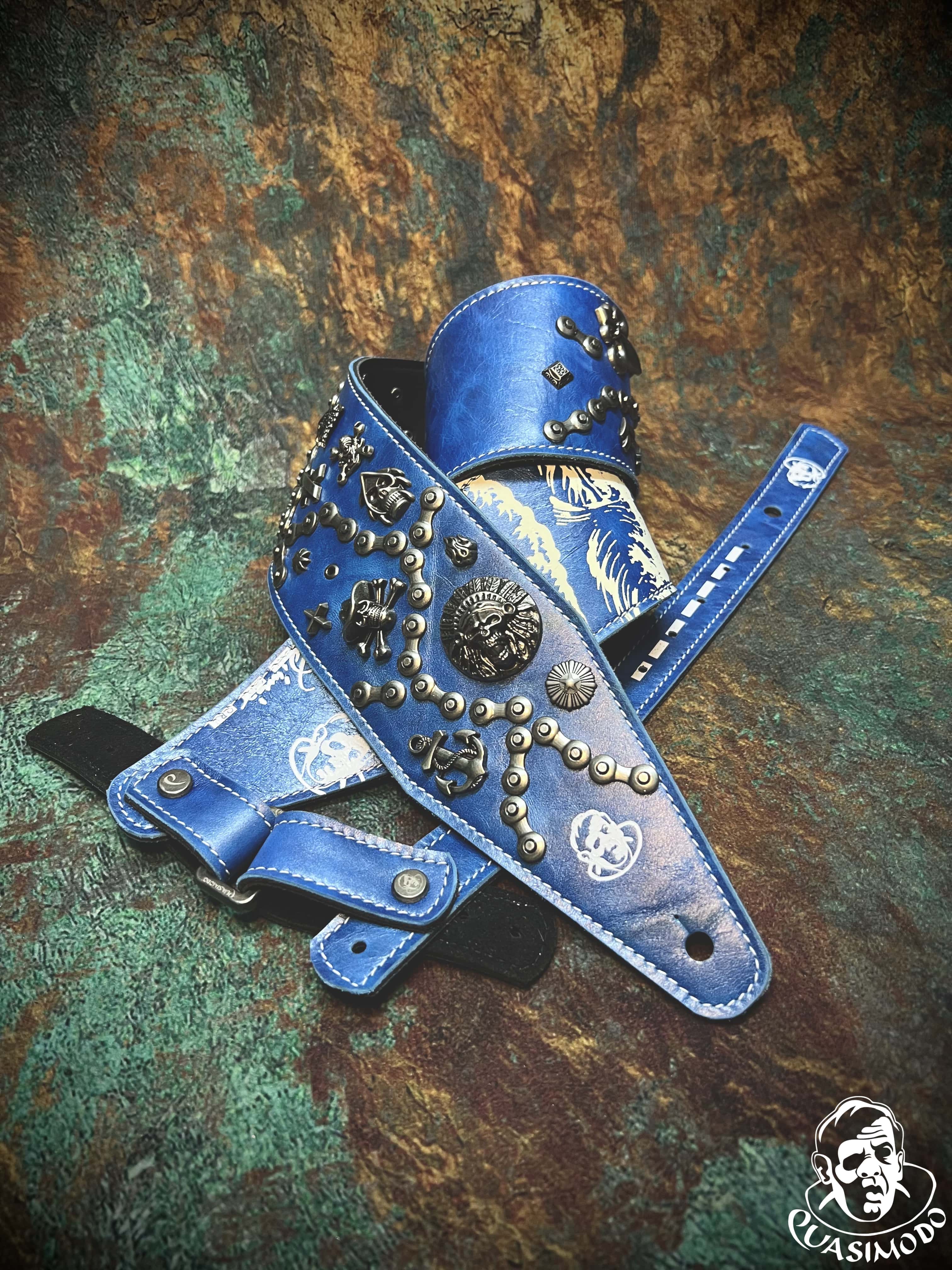 Master handmade creative guitar straps-Face-Master Design-M-250
