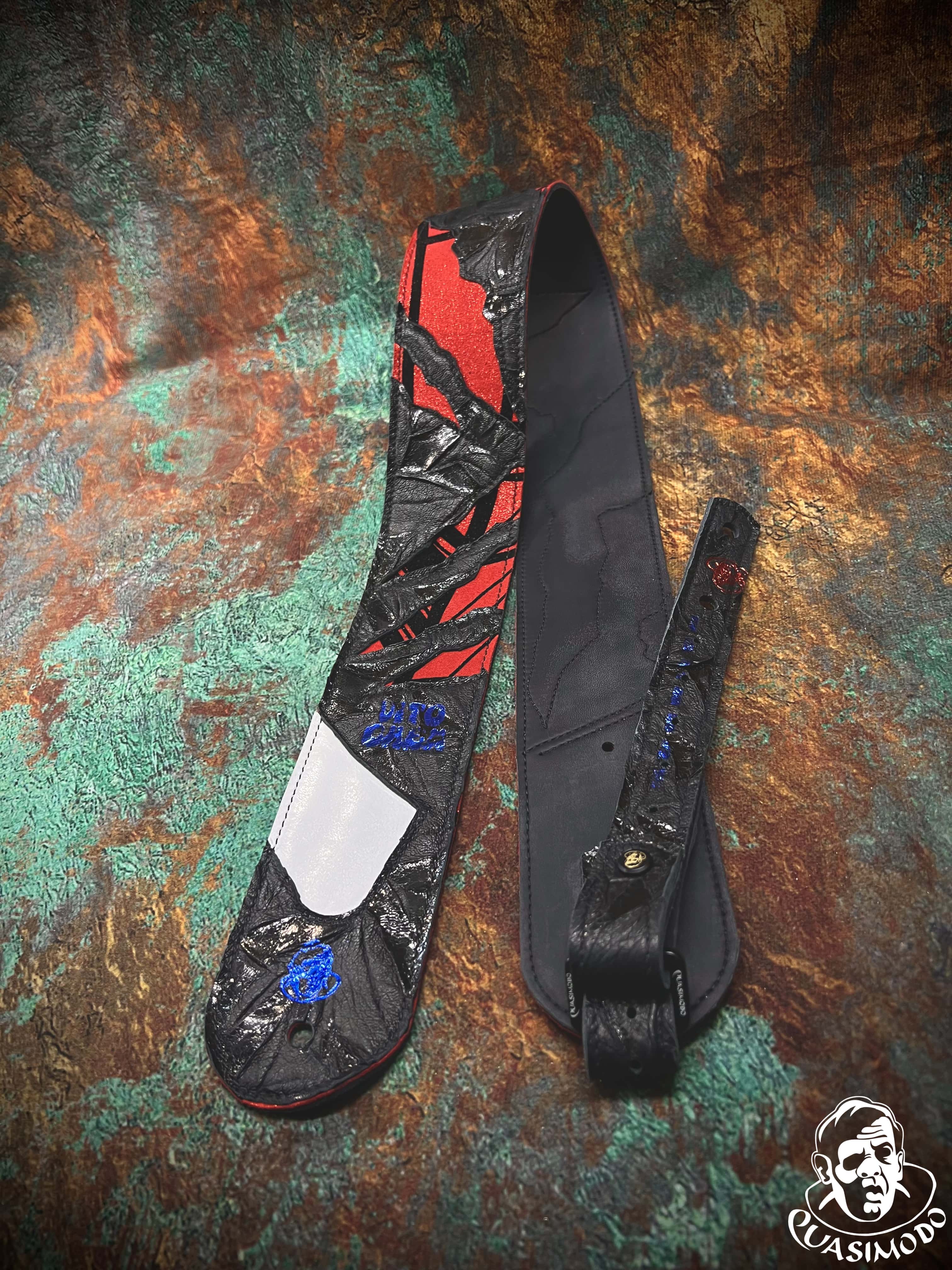 Image of Master handmade creative guitar straps-Face-Master Design-M-252