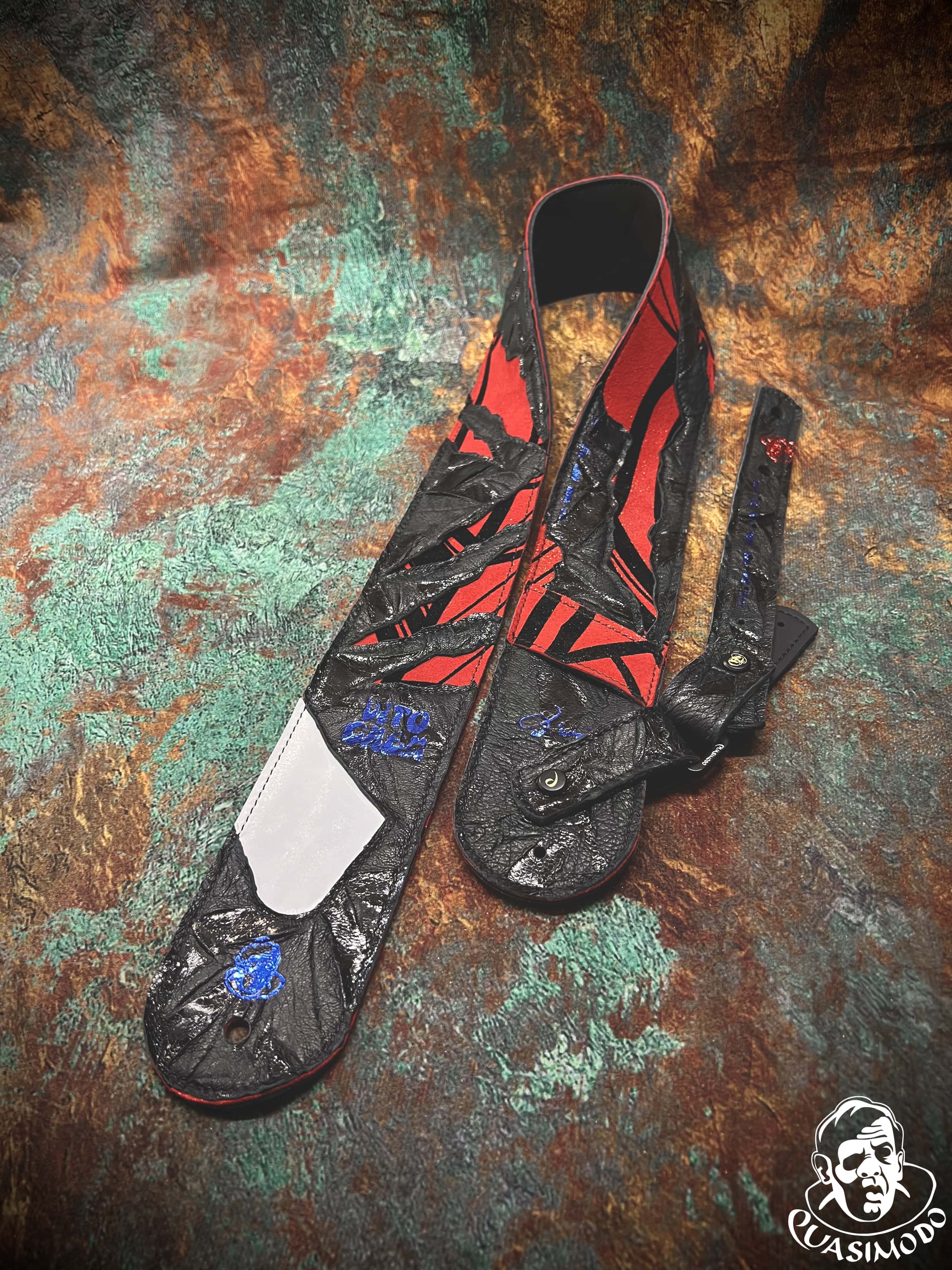 Image of Master handmade creative guitar straps-Face-Master Design-M-252