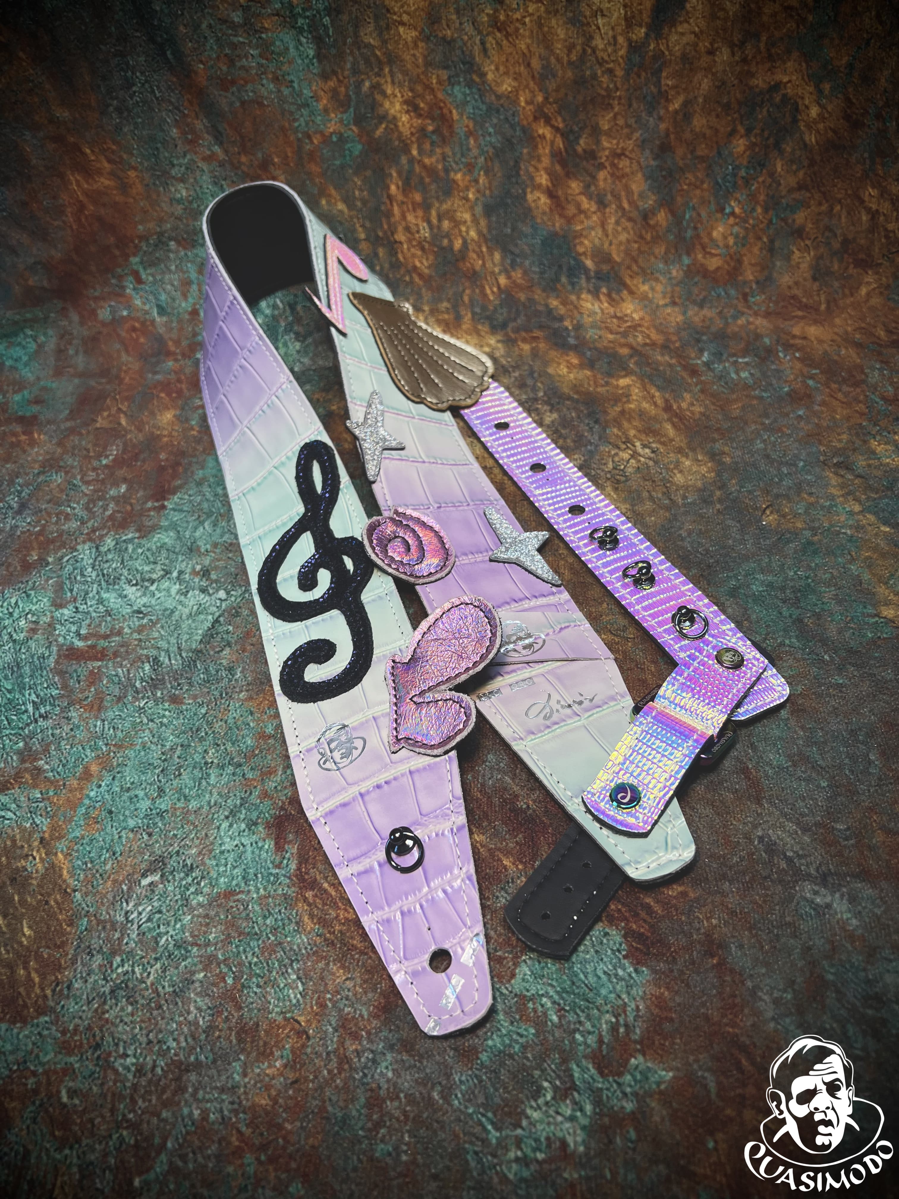 Master handmade creative guitar straps-Face-Master Design-M-256