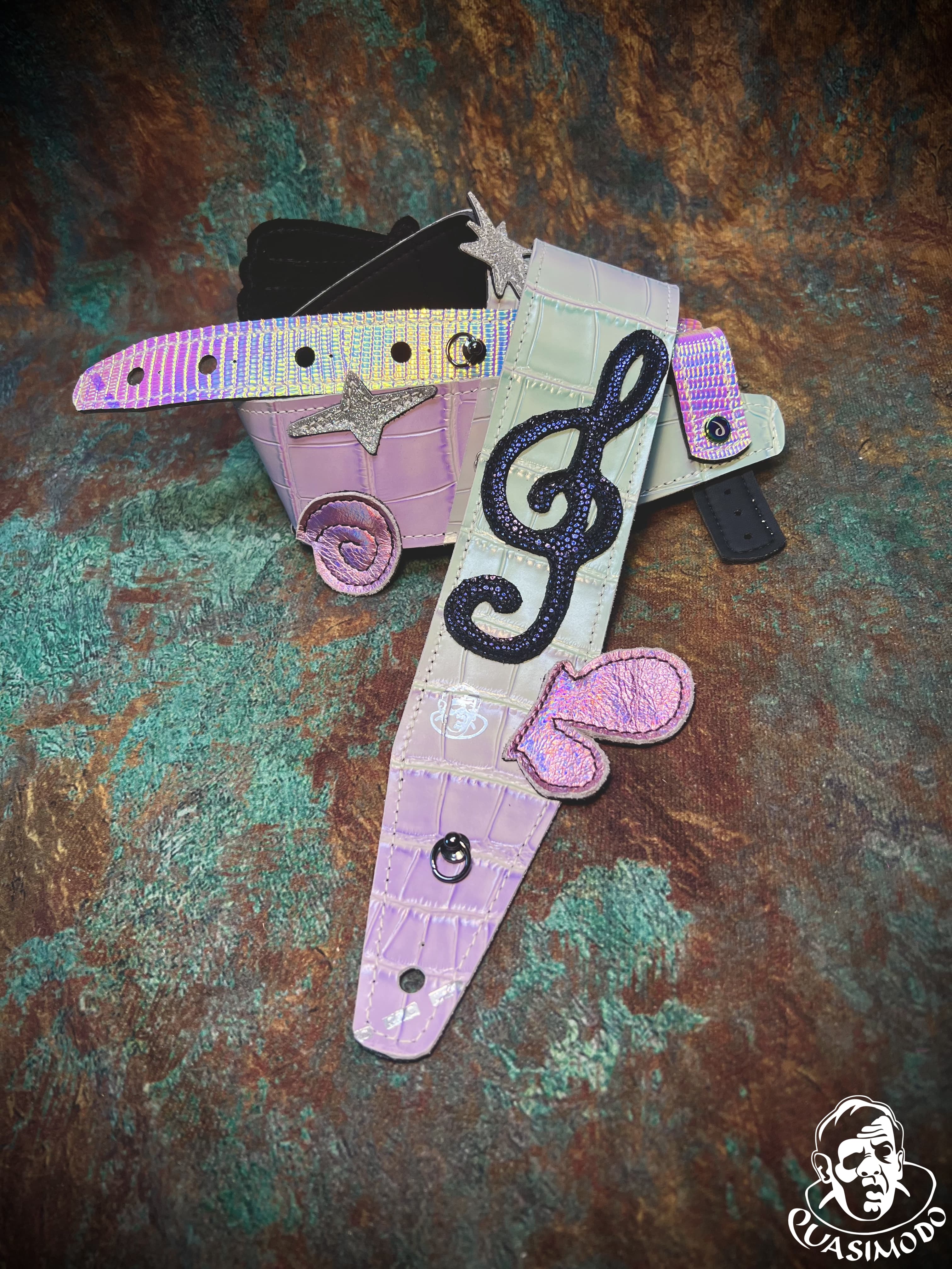 Image of Master handmade creative guitar straps-Face-Master Design-M-256