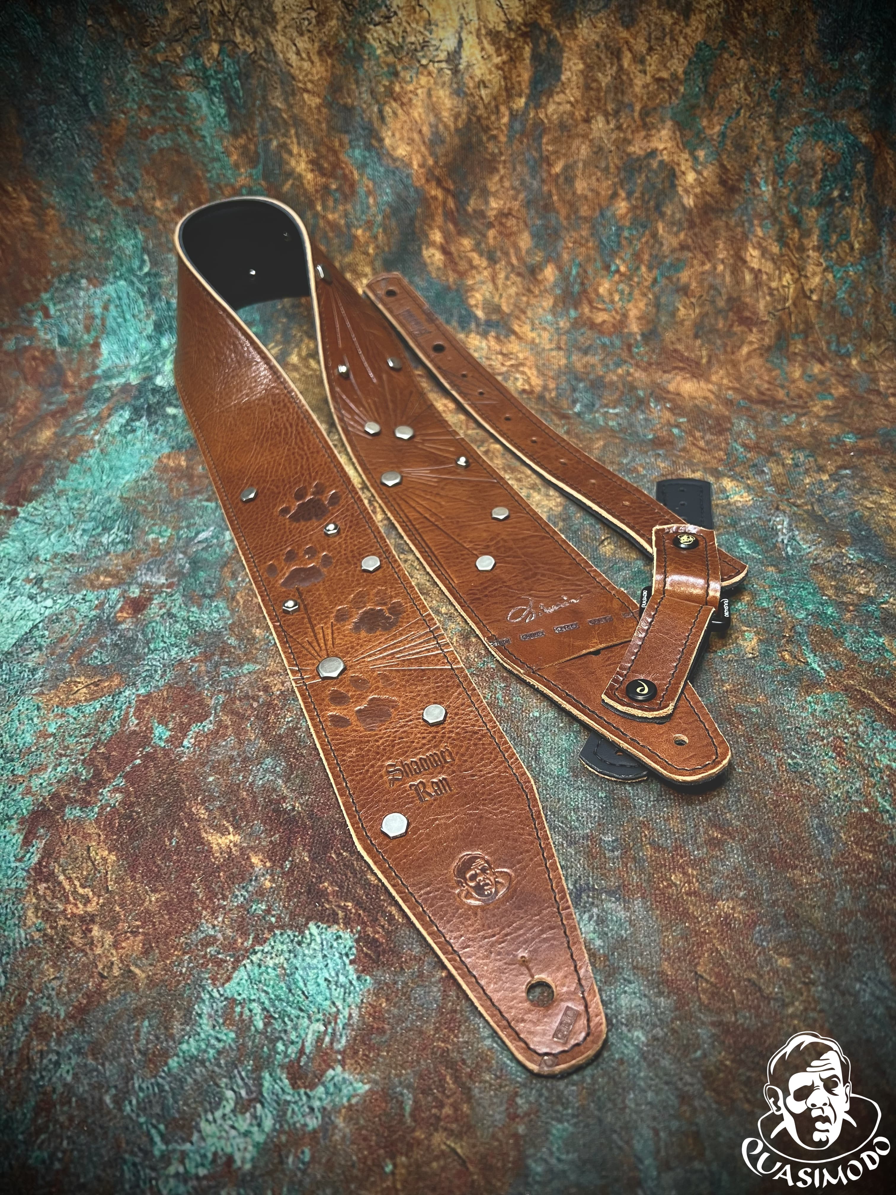 Master handmade creative guitar straps-Face-Master Design-M-257