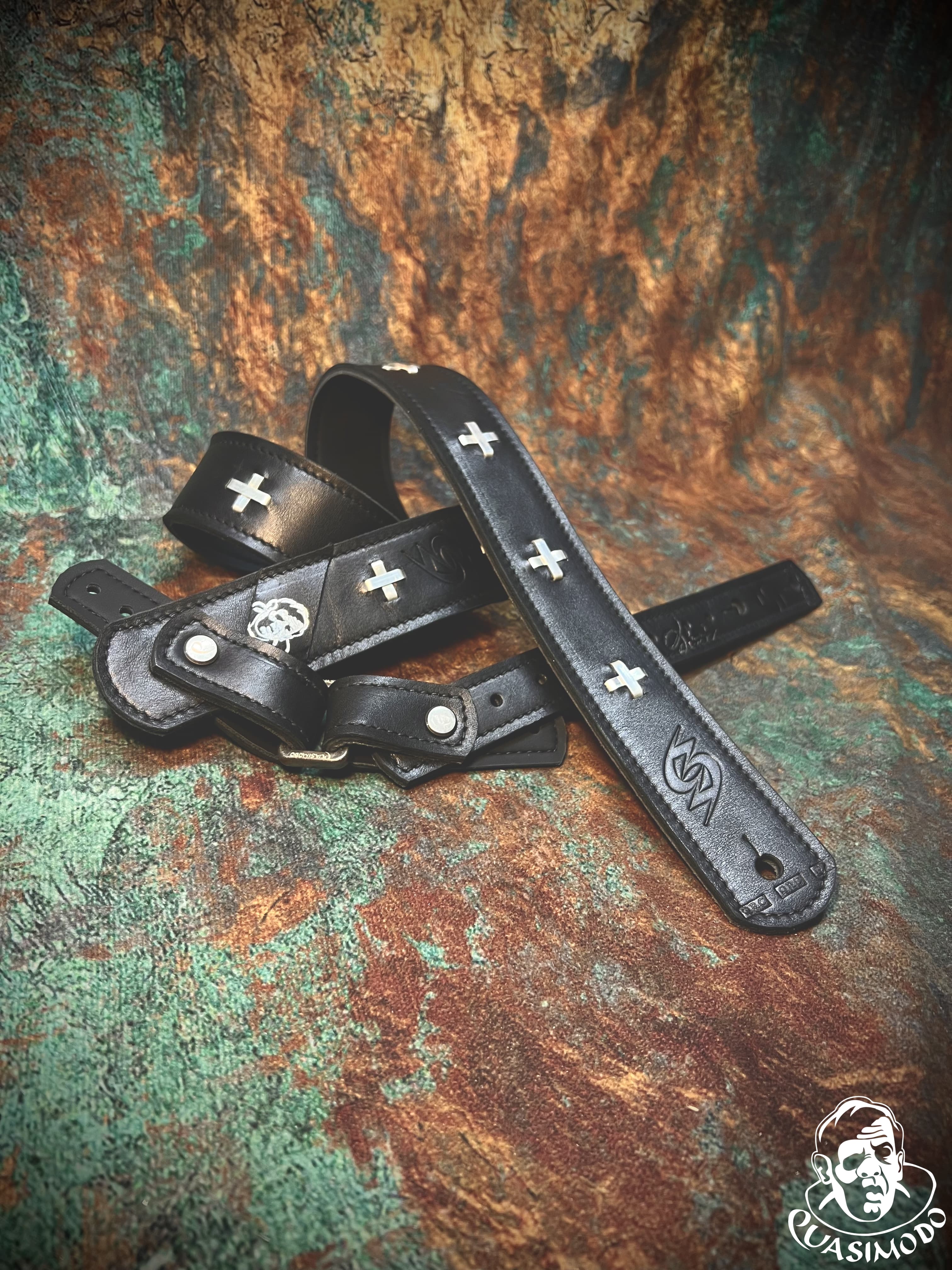 Image of Master handmade creative guitar straps-Face-Master Design-M-258