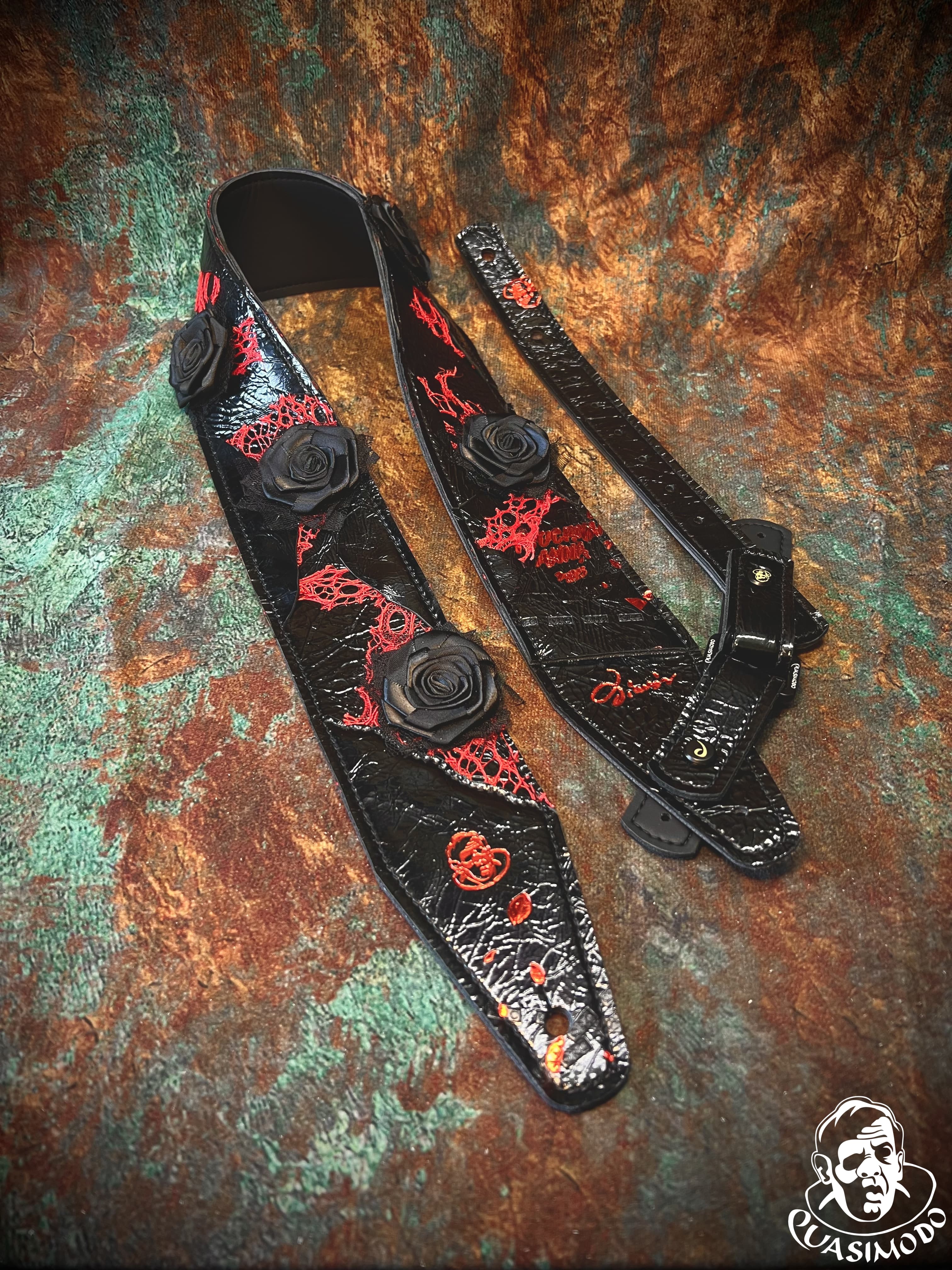 Image of Master handmade creative guitar straps-Face-Master Design-M-261