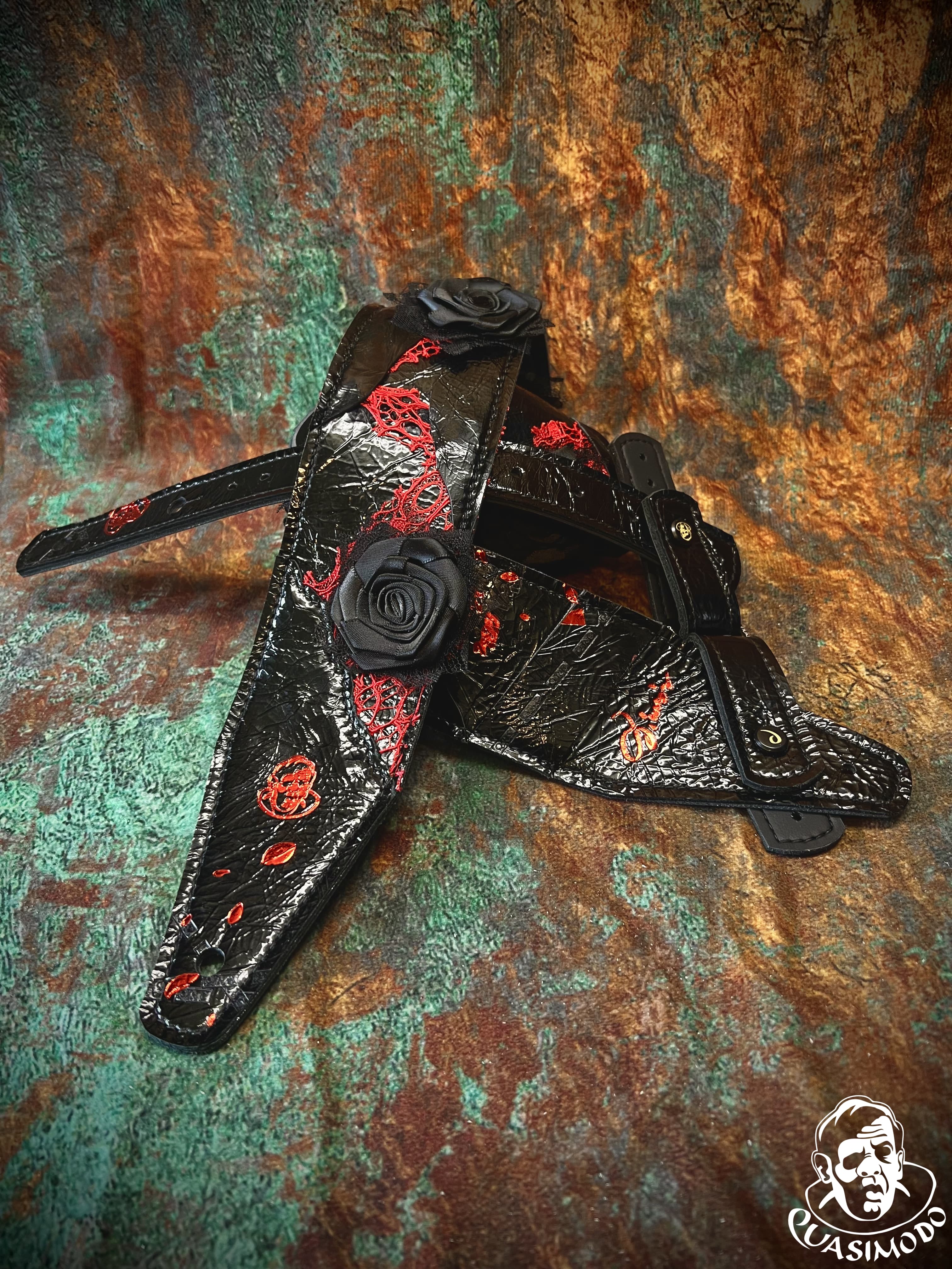 Image of Master handmade creative guitar straps-Face-Master Design-M-261