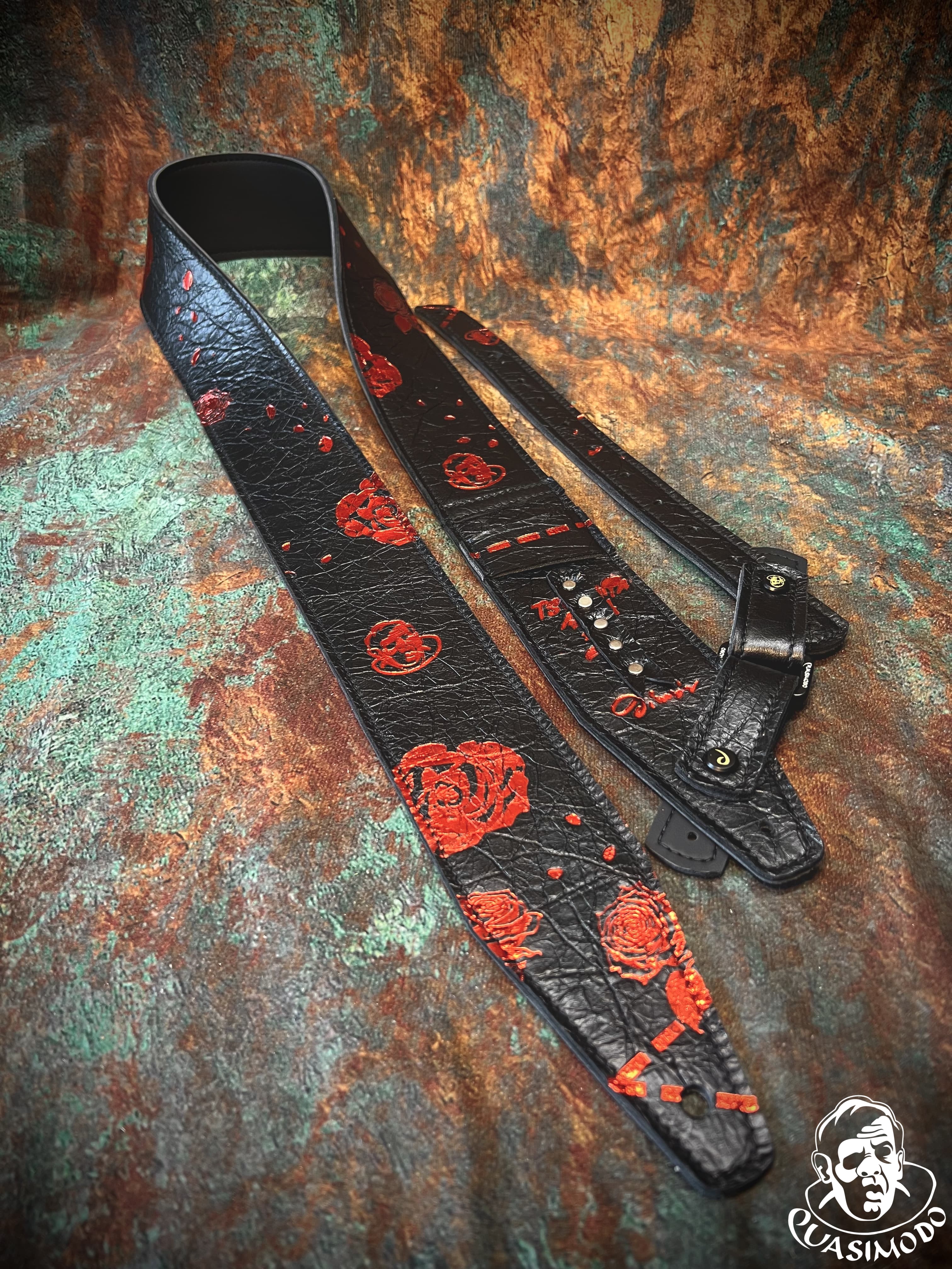 Image of Master handmade creative guitar straps-Face-Master Design-M-262