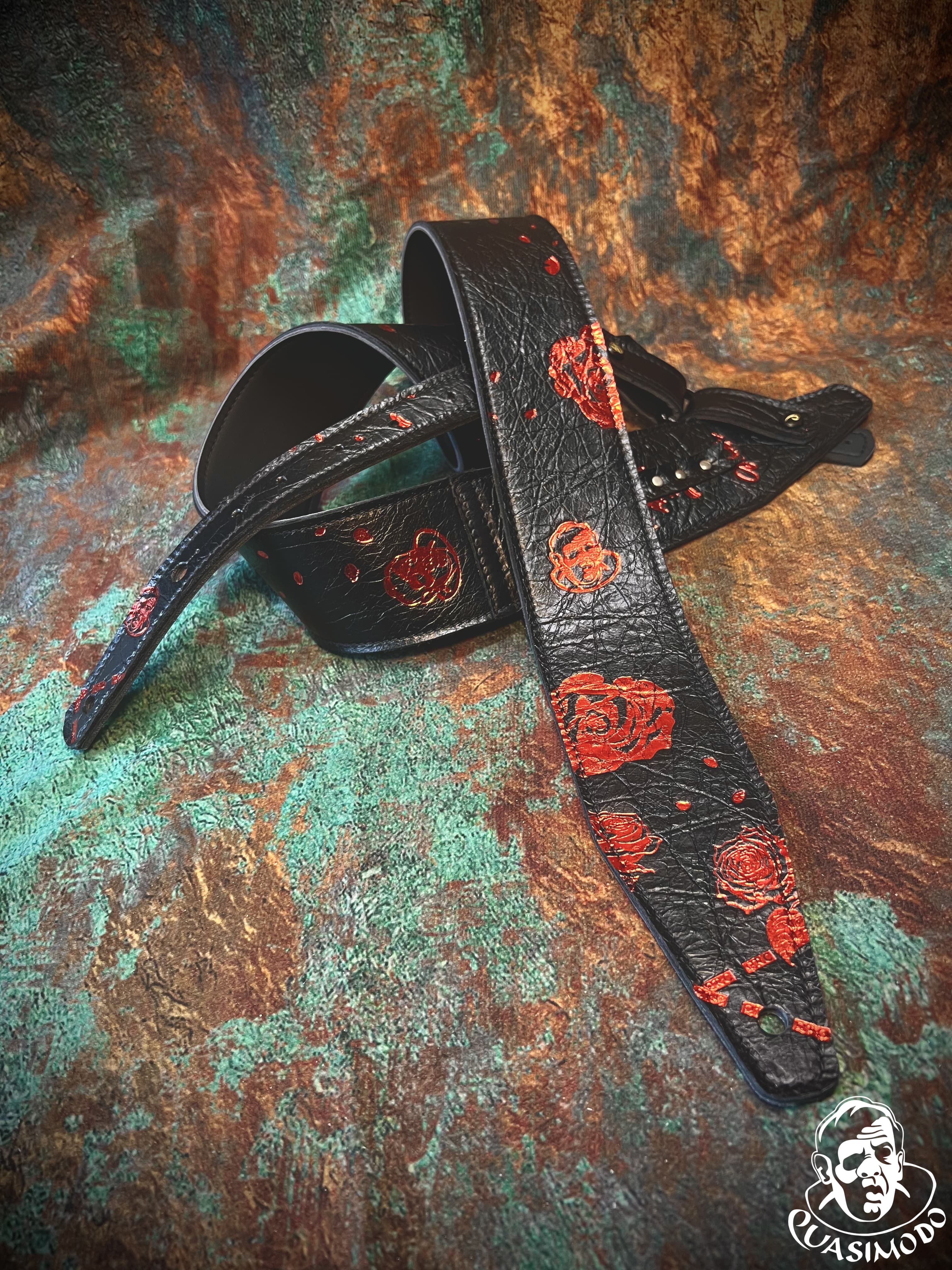 Image of Master handmade creative guitar straps-Face-Master Design-M-262