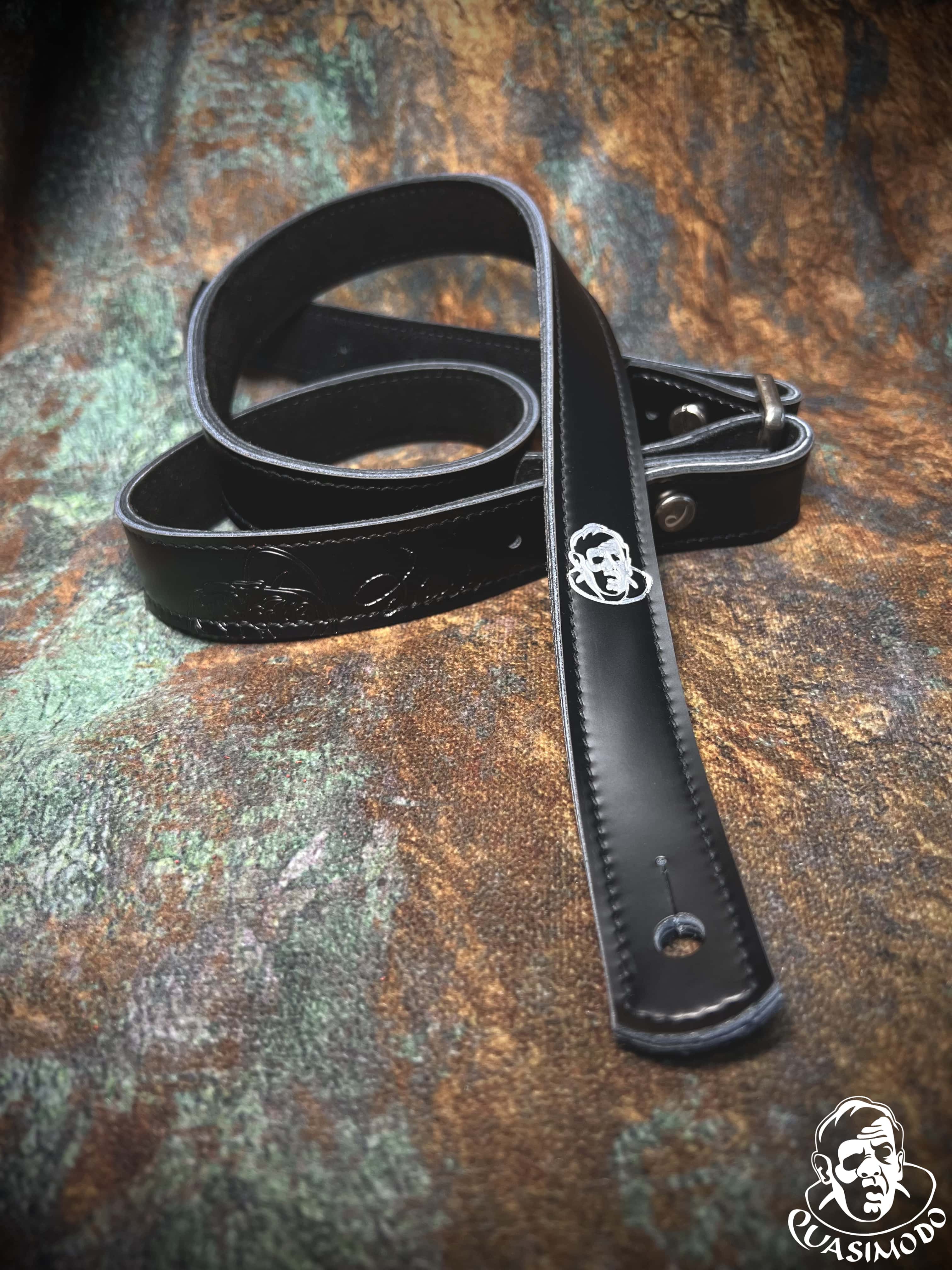 Image of Custom guitar straps-Face-Selected Design-S-023