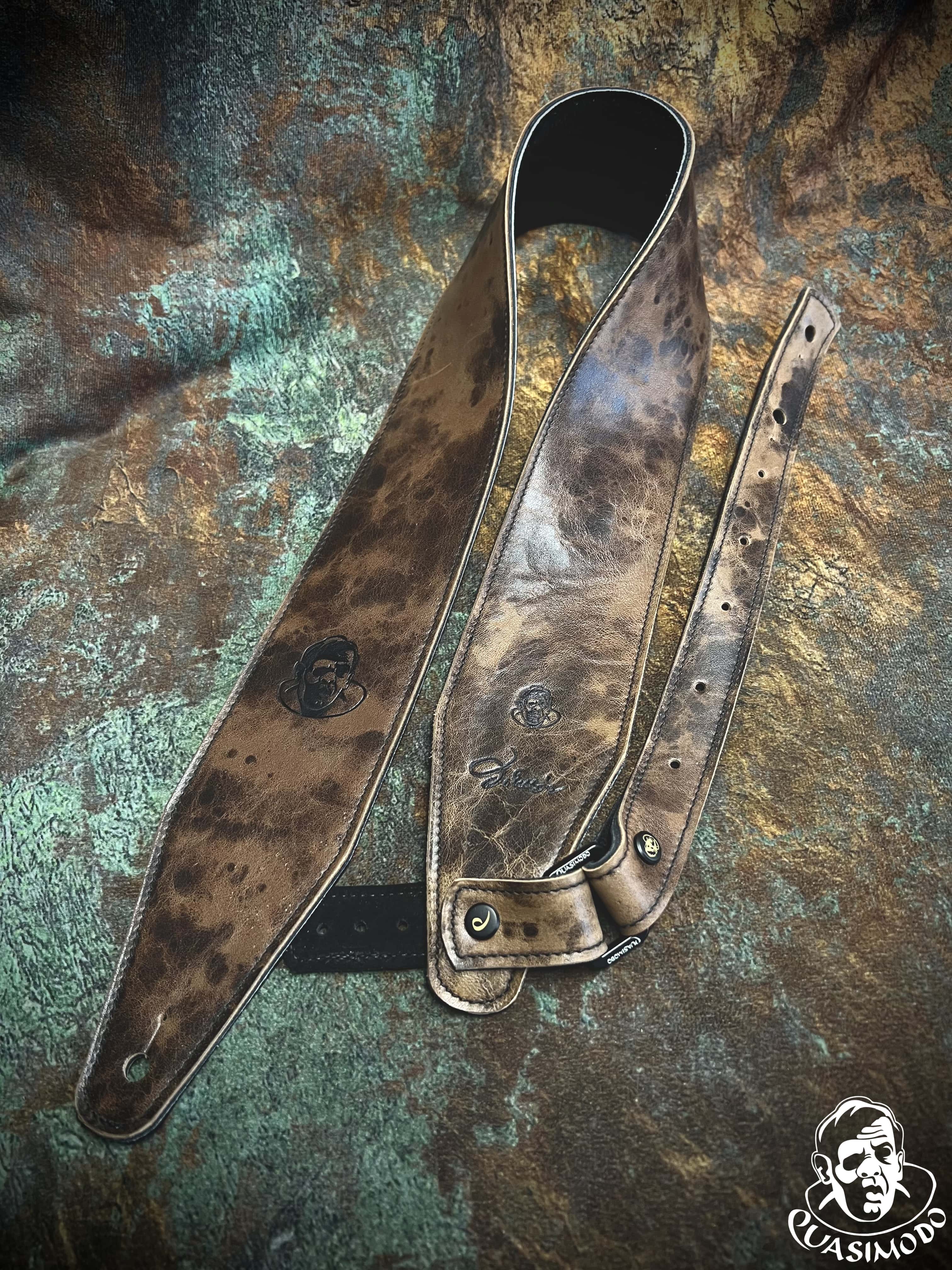 Image of Custom guitar straps-Face-Selected Design-S-024