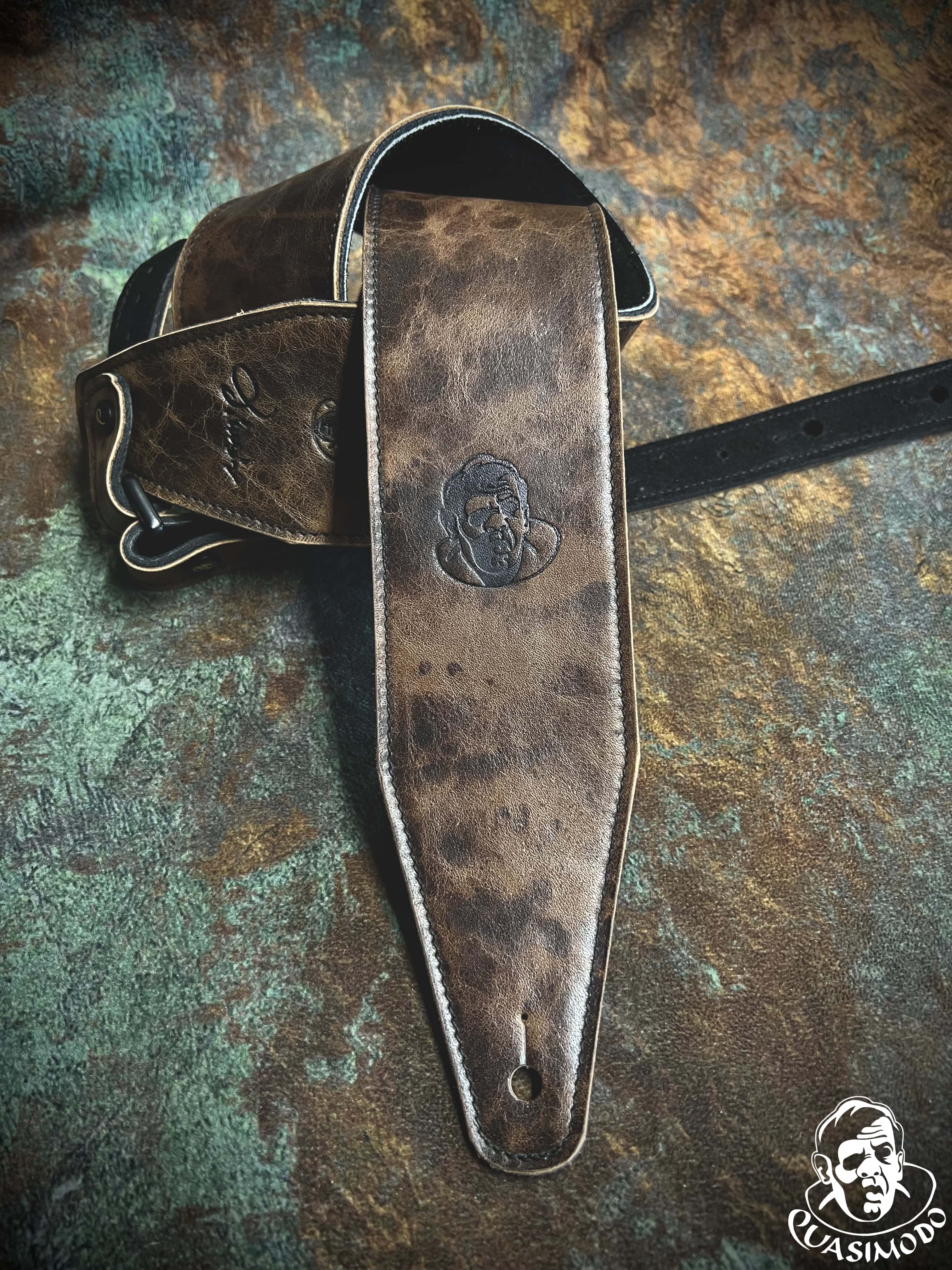 Image of Custom guitar straps-Face-Selected Design-S-024