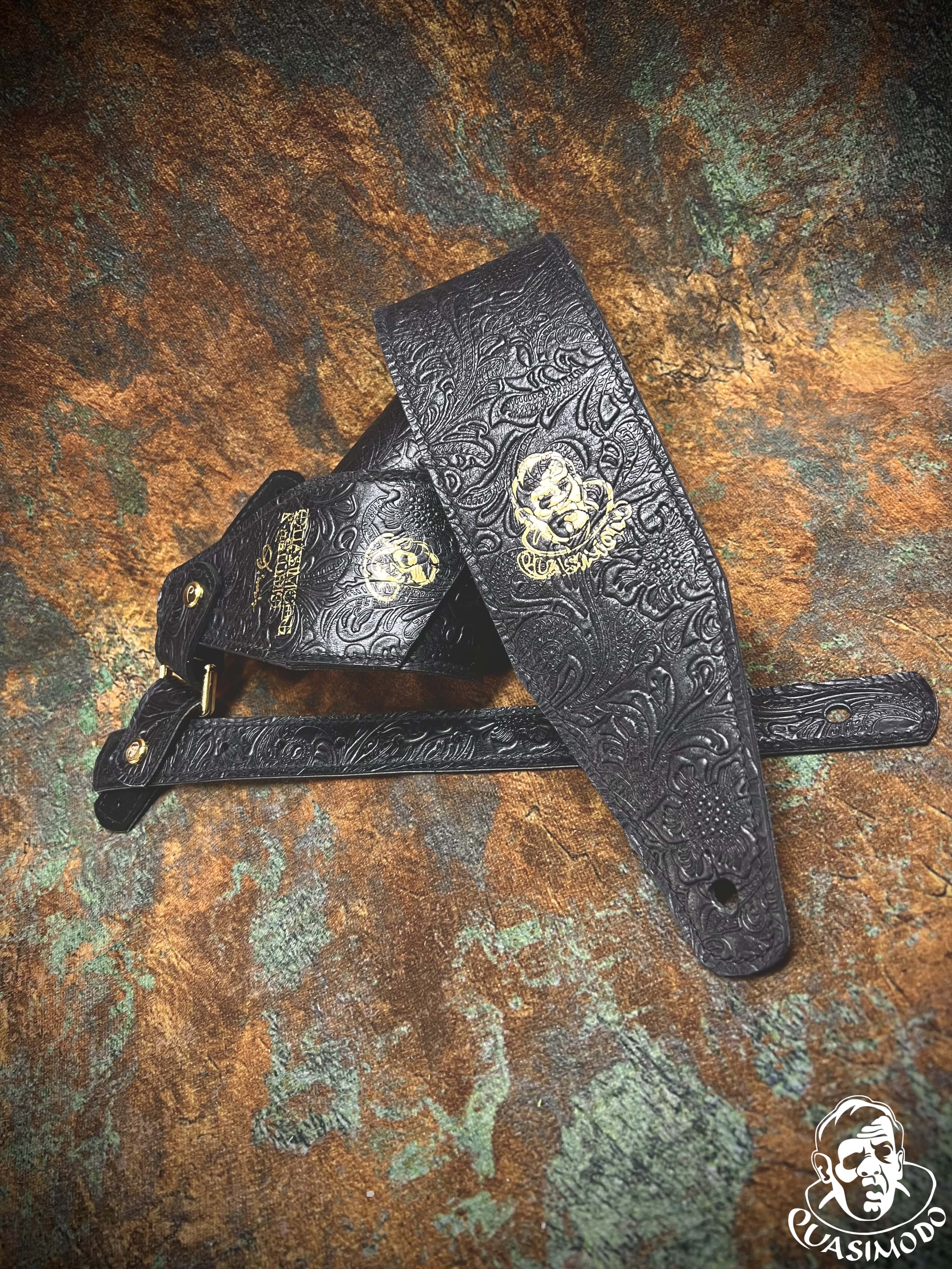 Image of Custom guitar straps-Face-Selected Design-S-076