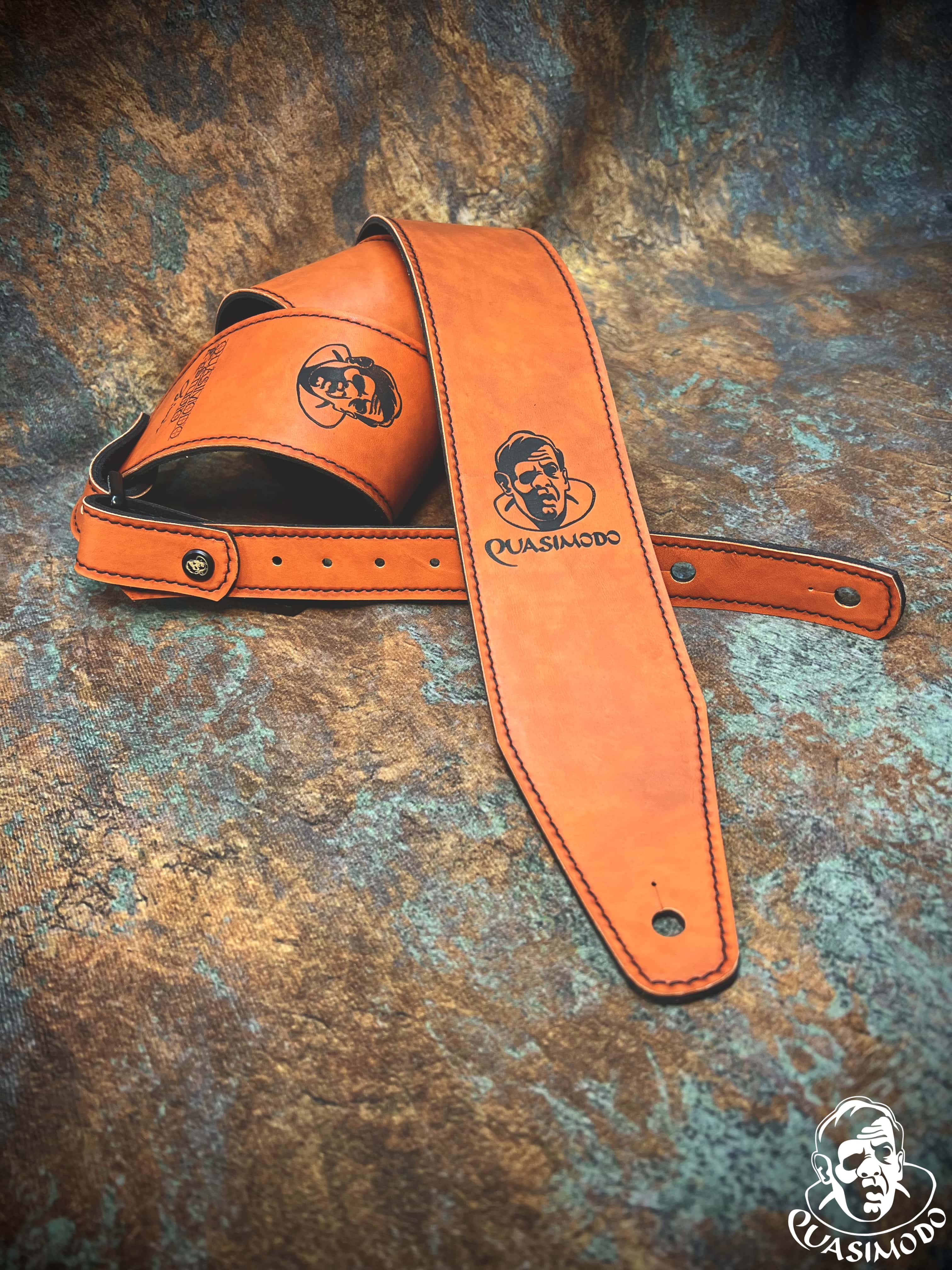 Image of Custom guitar straps-Face-Selected Design-S-083