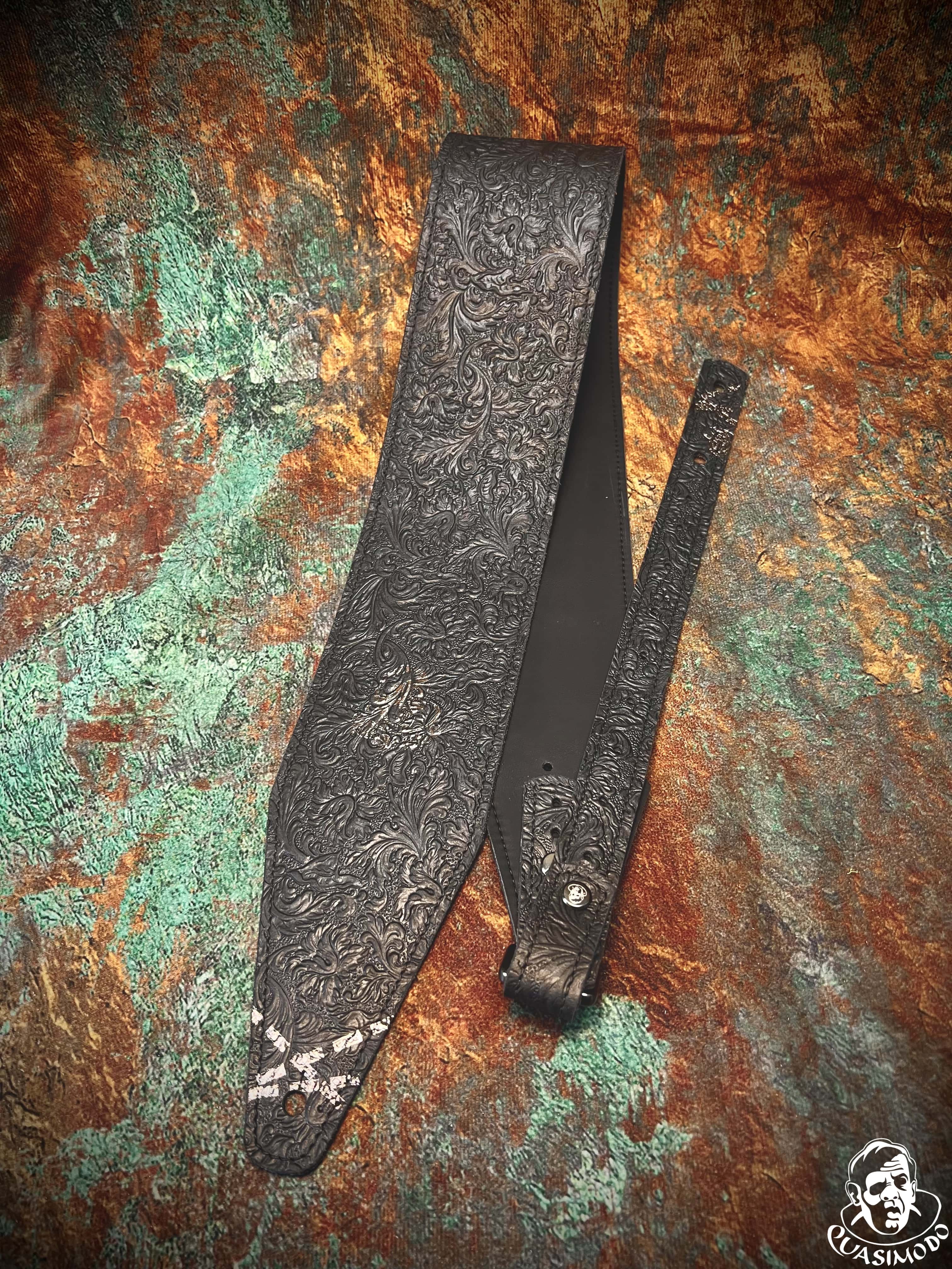 Image of Custom guitar straps-Face-Selected Design-S-147