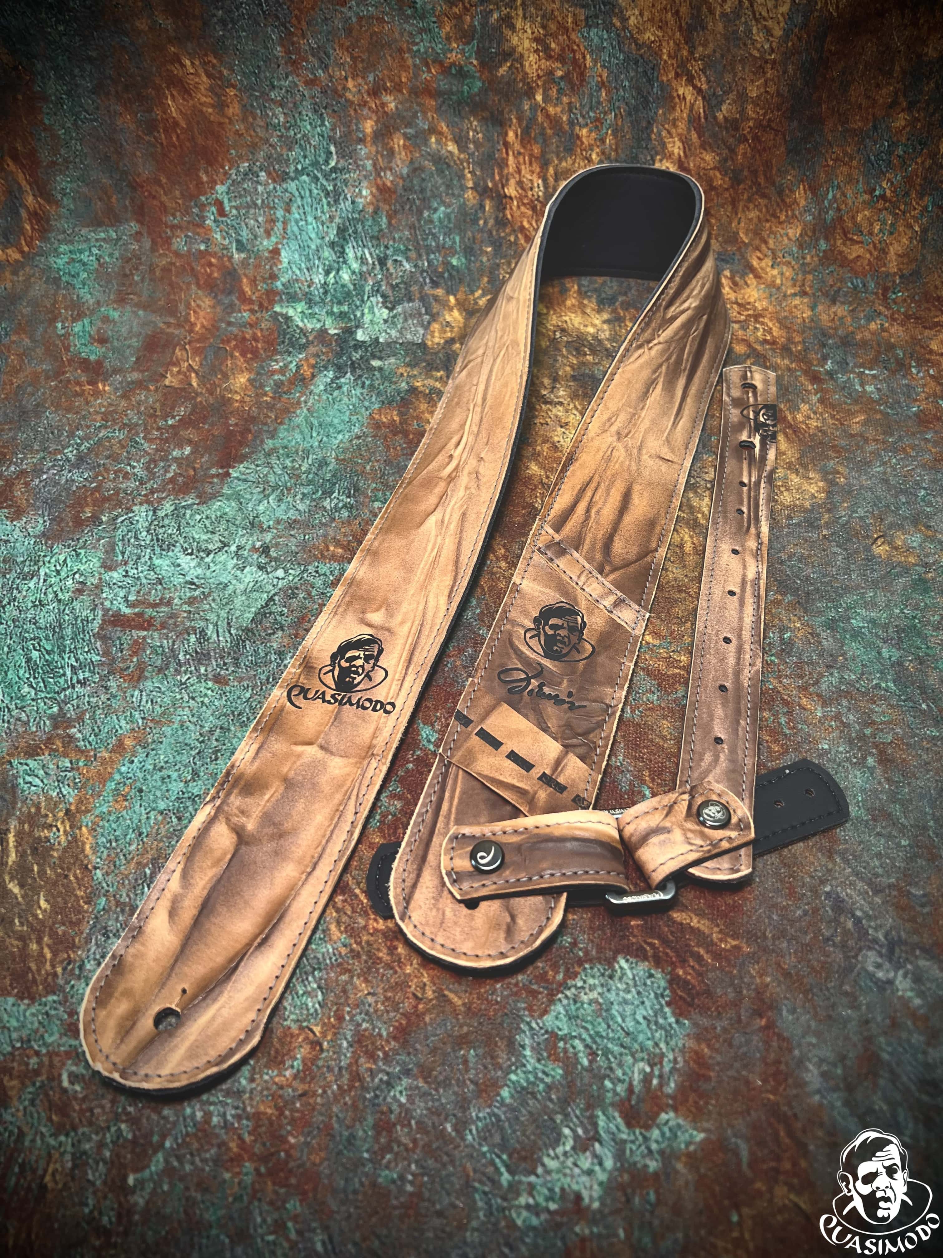 Image of Custom guitar straps-Face-Selected Design-S-152